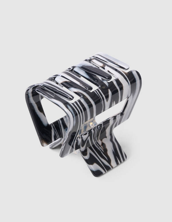 Haarspange Schwarz/Weiß SHOEBY ACCESSOIRES