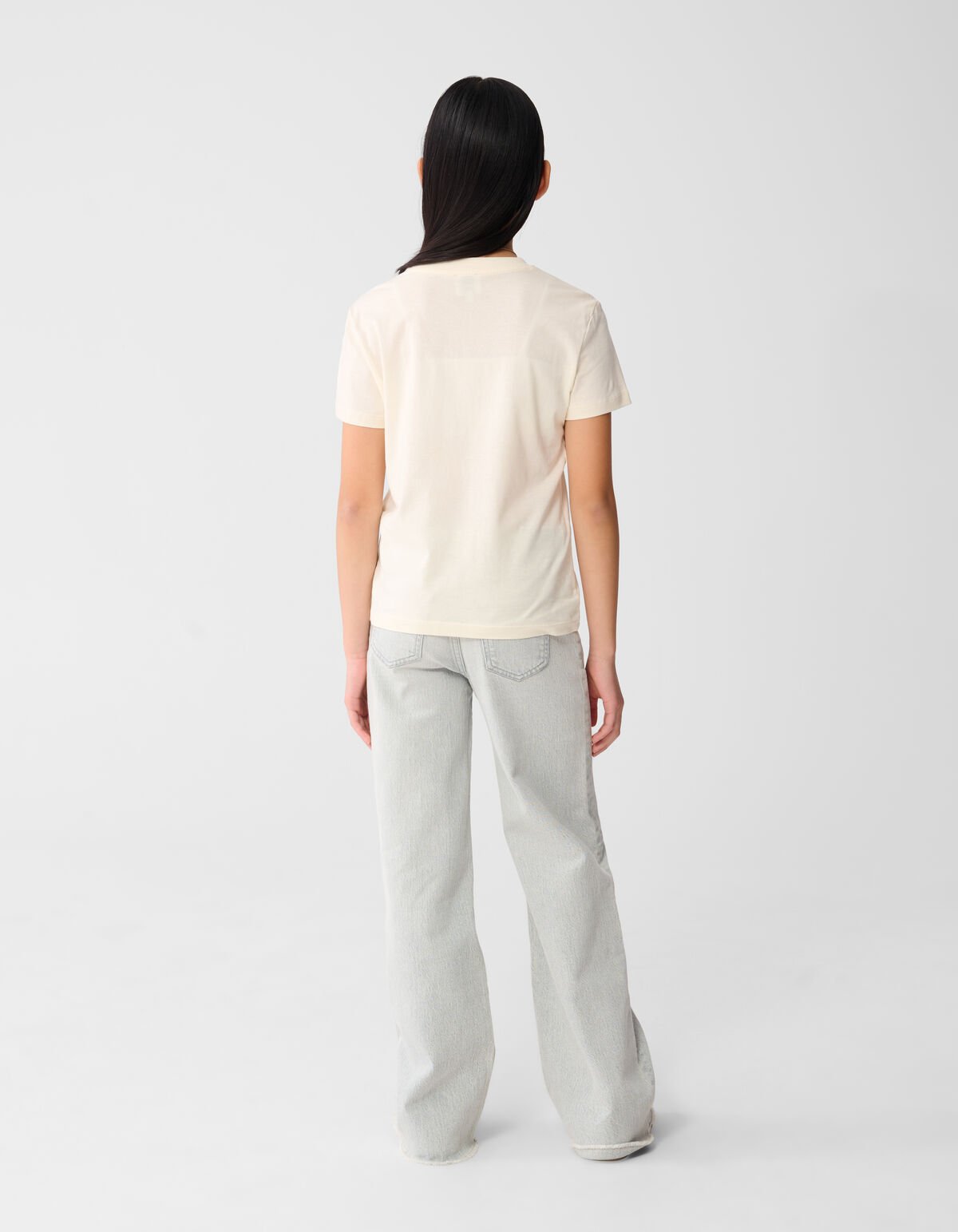 Heart Racket Artwork T-Shirt Gebrochenes Wei&szlig; SHOEBY GIRLS