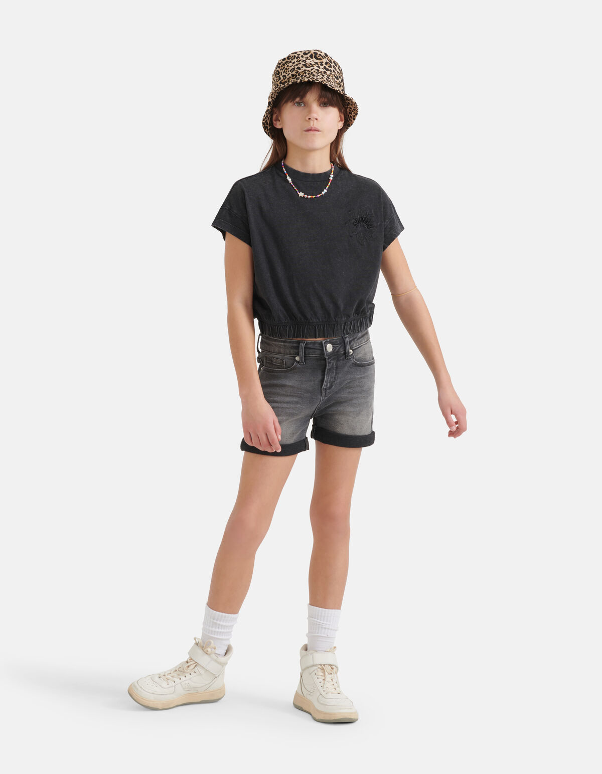 Denim Short Dunkelgrau SHOEBY GIRLS