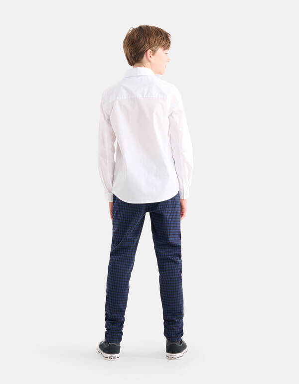 Basic Shirt Weiß SHOEBY BOYS