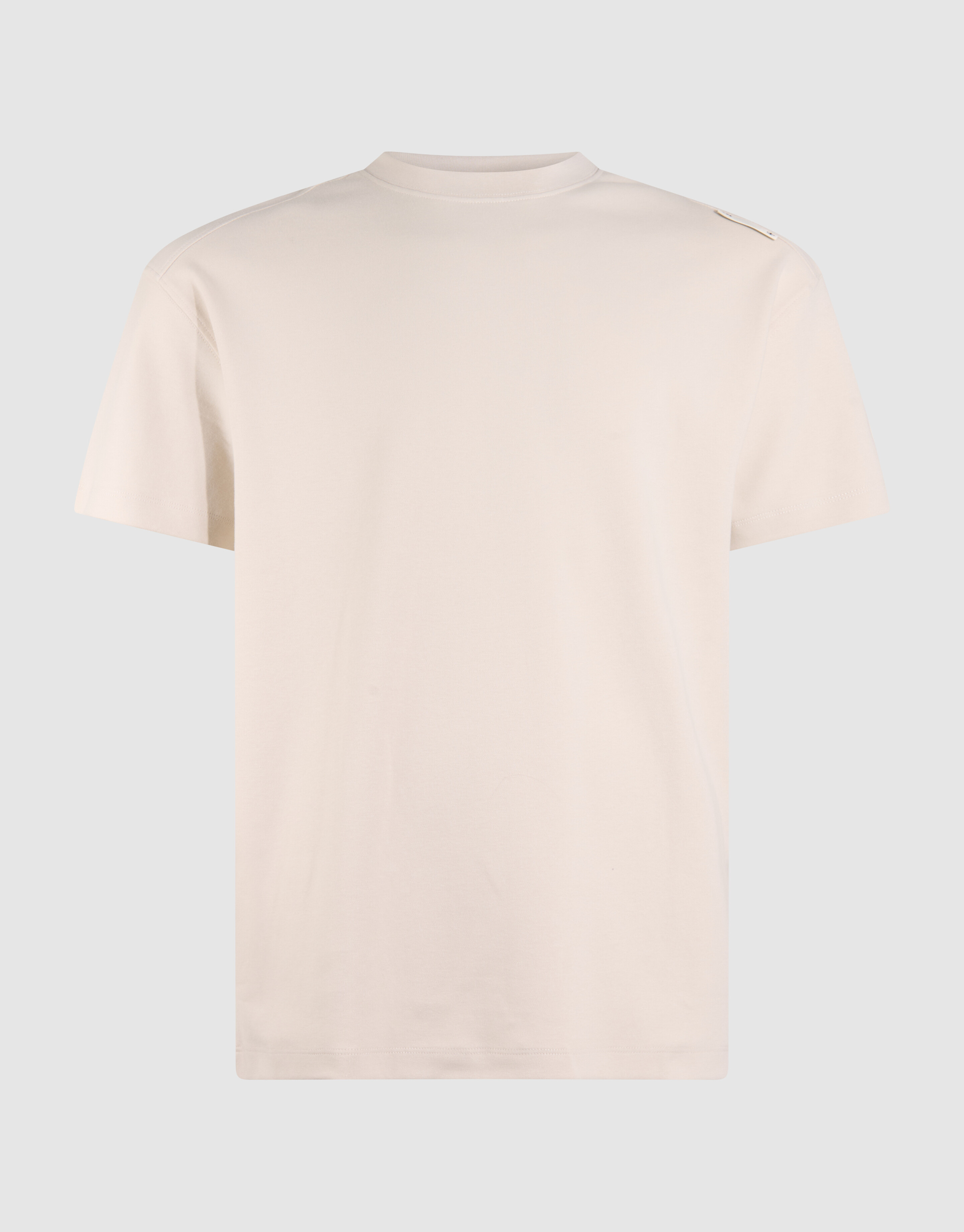Basic-T-Shirt mit lockerer Passform, Beige SHOEBY MEN