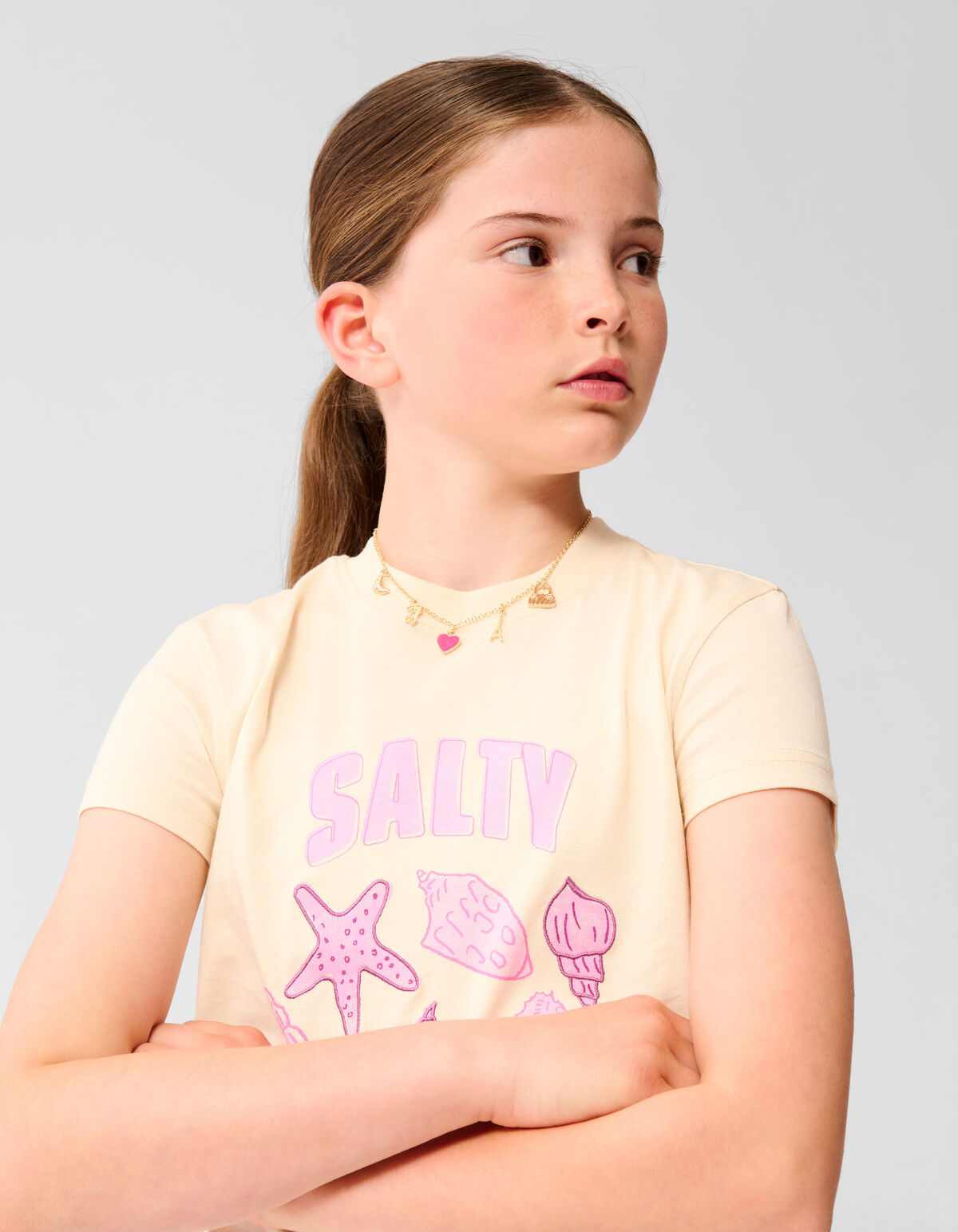 Meer Kunstwerk T-shirt Off White SHOEBY GIRLS