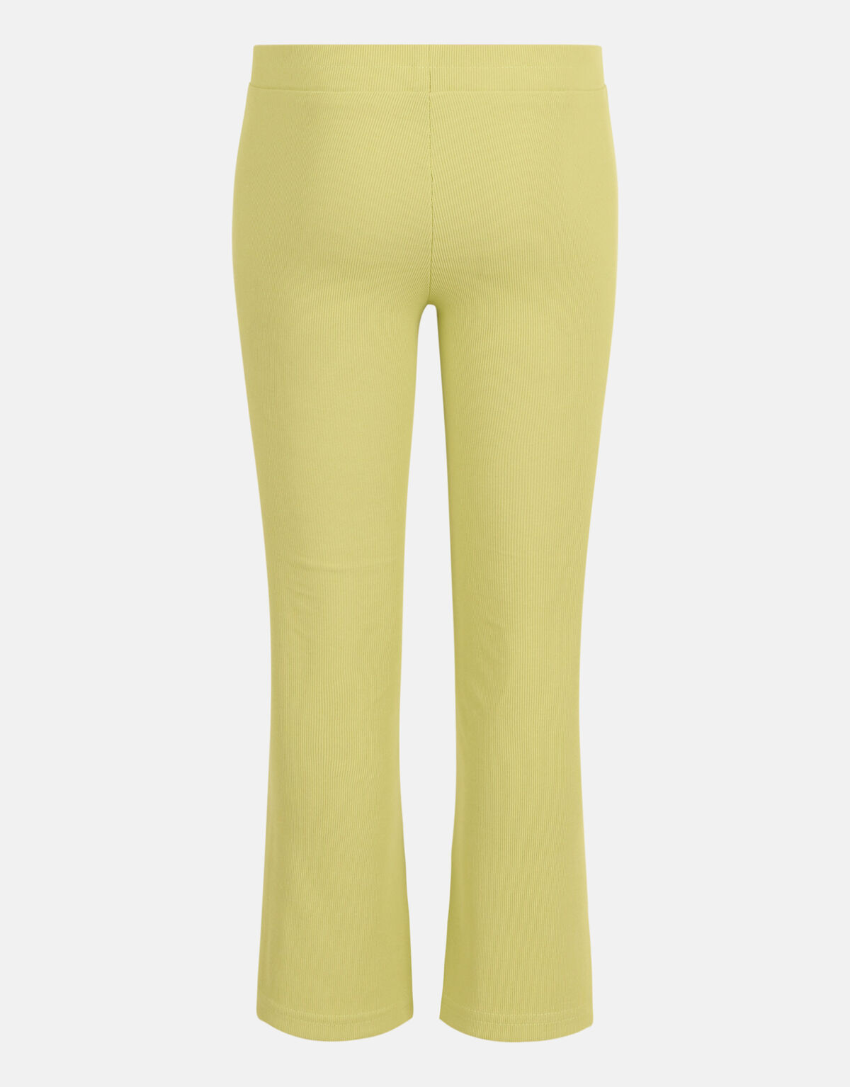 Ausgestellte Rippen-Leggings Grün SHOEBY GIRLS