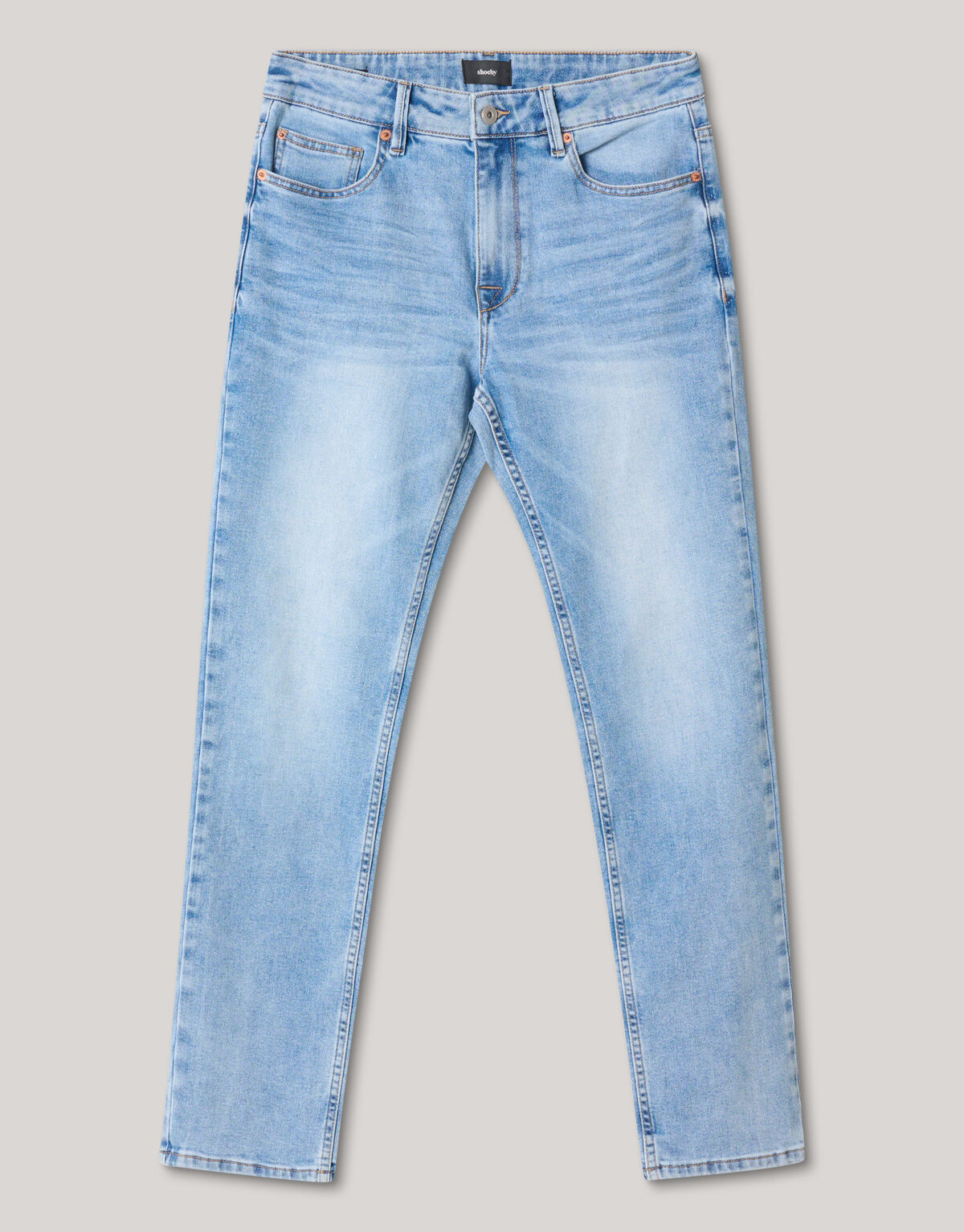 Straight Fit Light Jeans Gebleicht L32 SHOEBY MEN