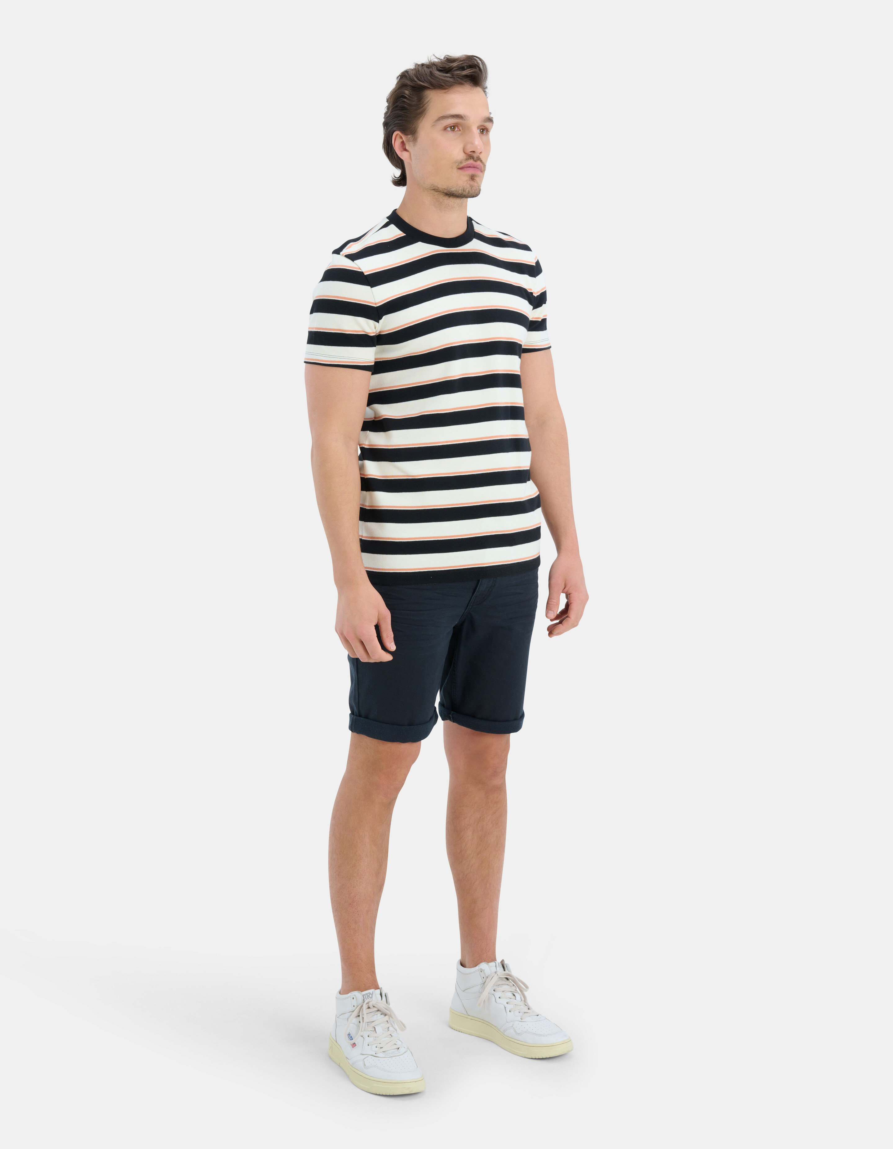 T-Shirt mit Blockstreifen REFILL