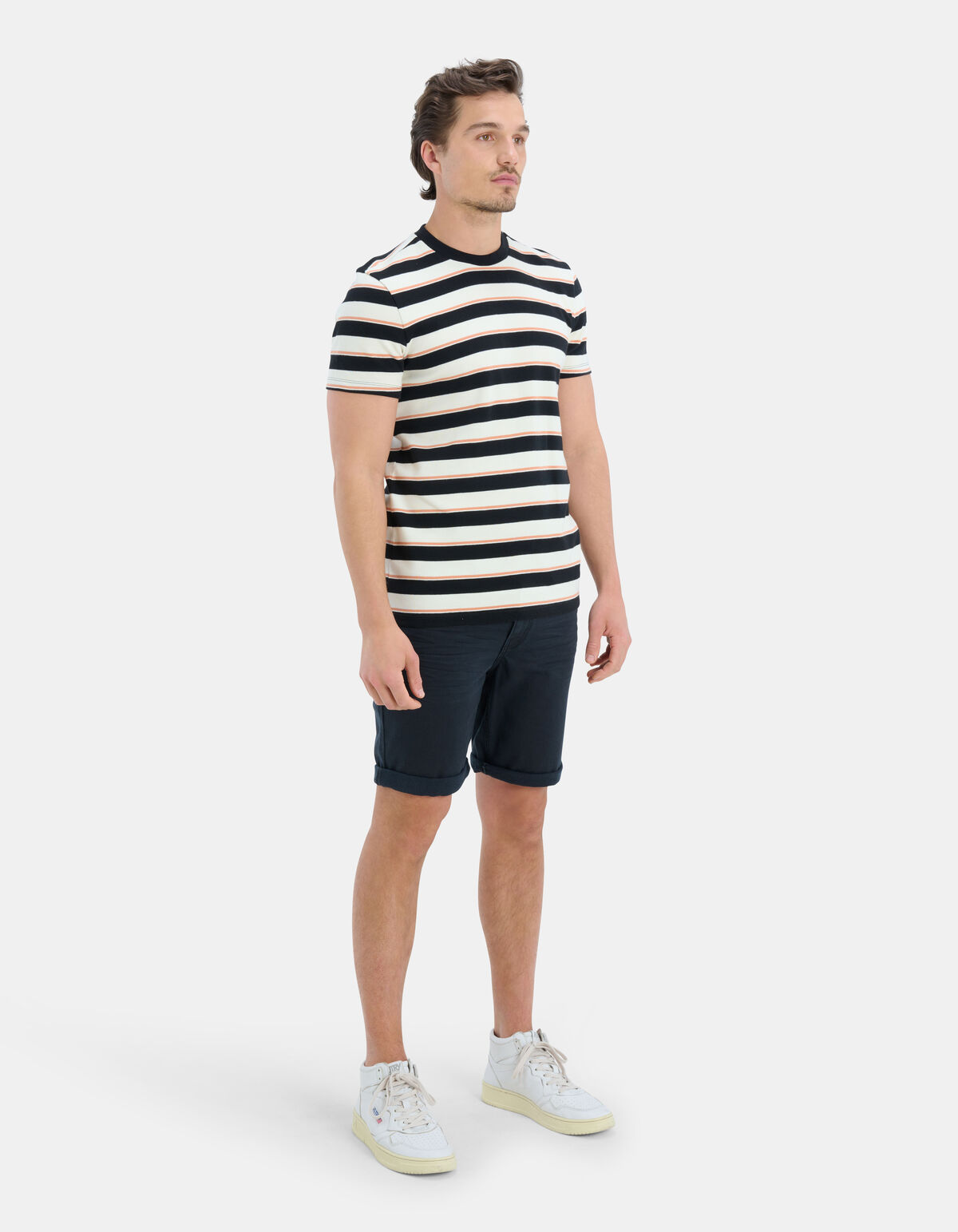 T-Shirt mit Blockstreifen REFILL
