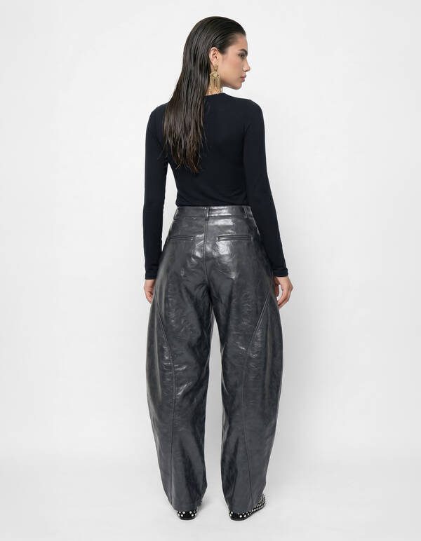 Weiche Longsleeve Top Schwarz SHOEBY WOMEN
