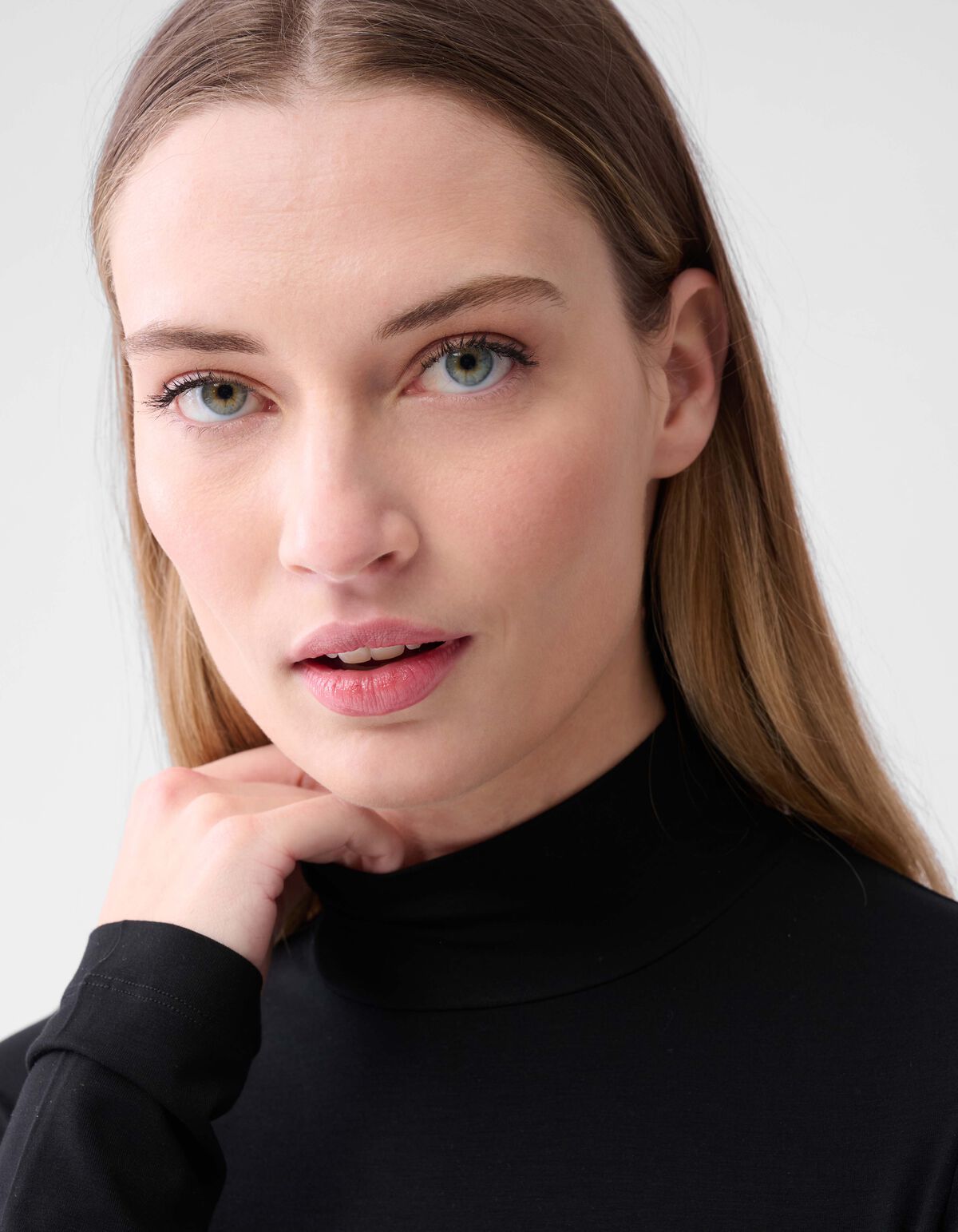 Basic Col Top Schwarz SHOEBY WOMEN