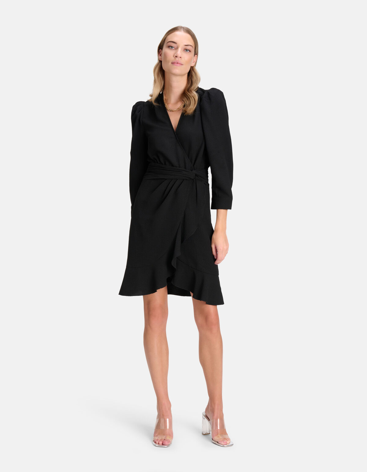 Drapiertes Kleid Schwarz von Fred SHOEBY WOMEN