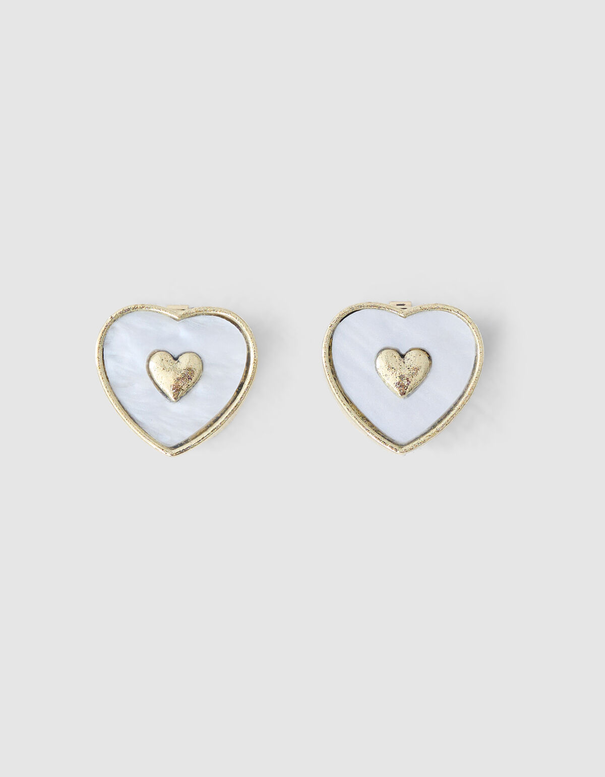 Herz-Knopfhülle Gold SHOEBY ACCESSOIRES