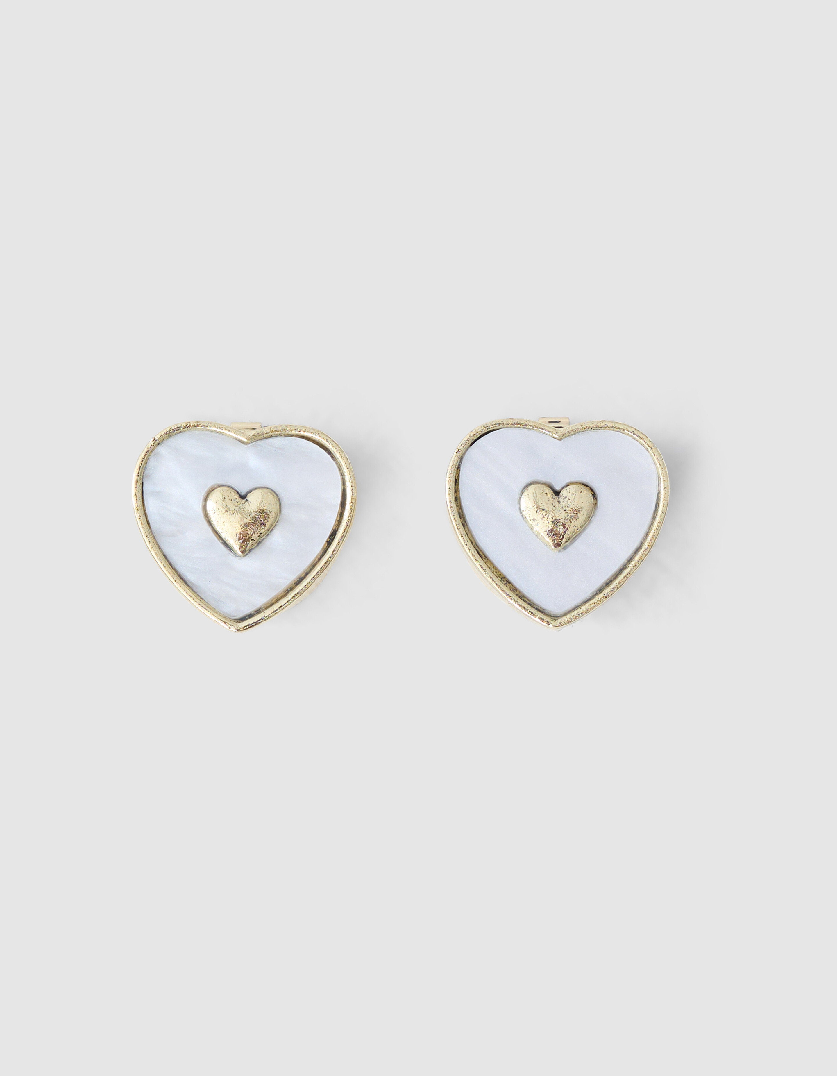 Herz-Knopfhülle Gold SHOEBY ACCESSOIRES
