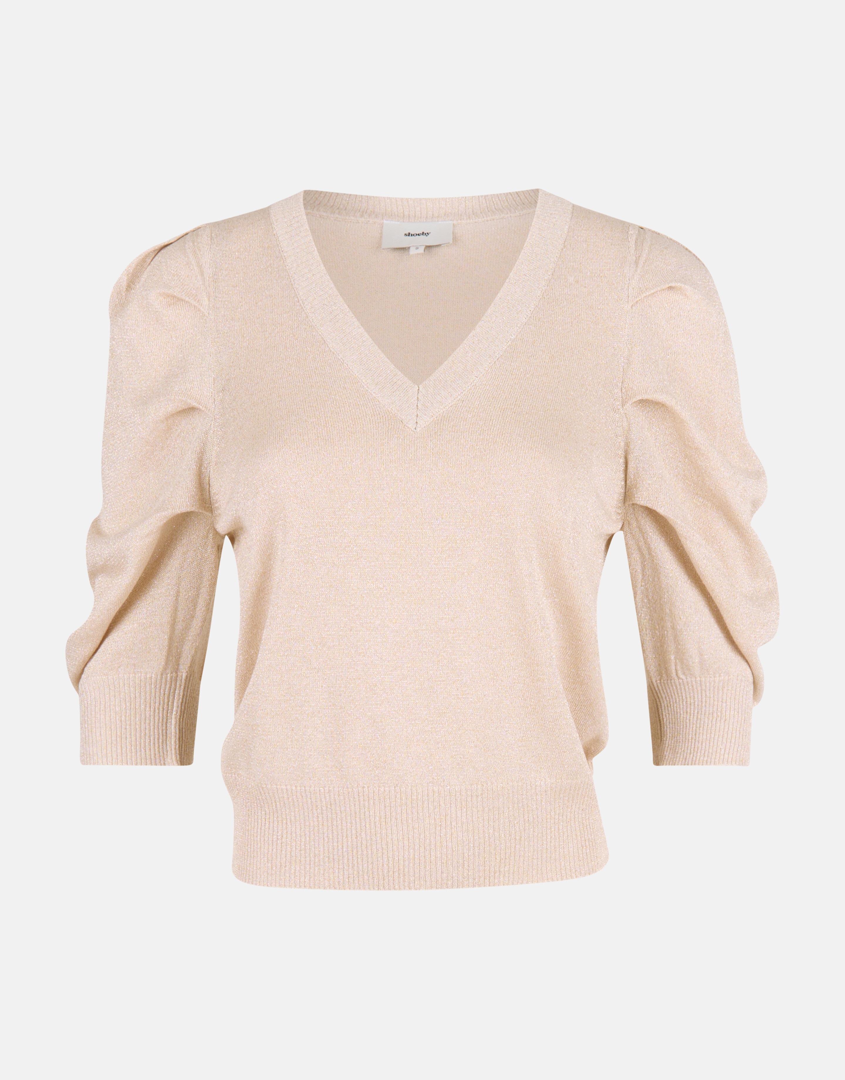 Glitzer-Pullover Beige SHOEBY WOMEN