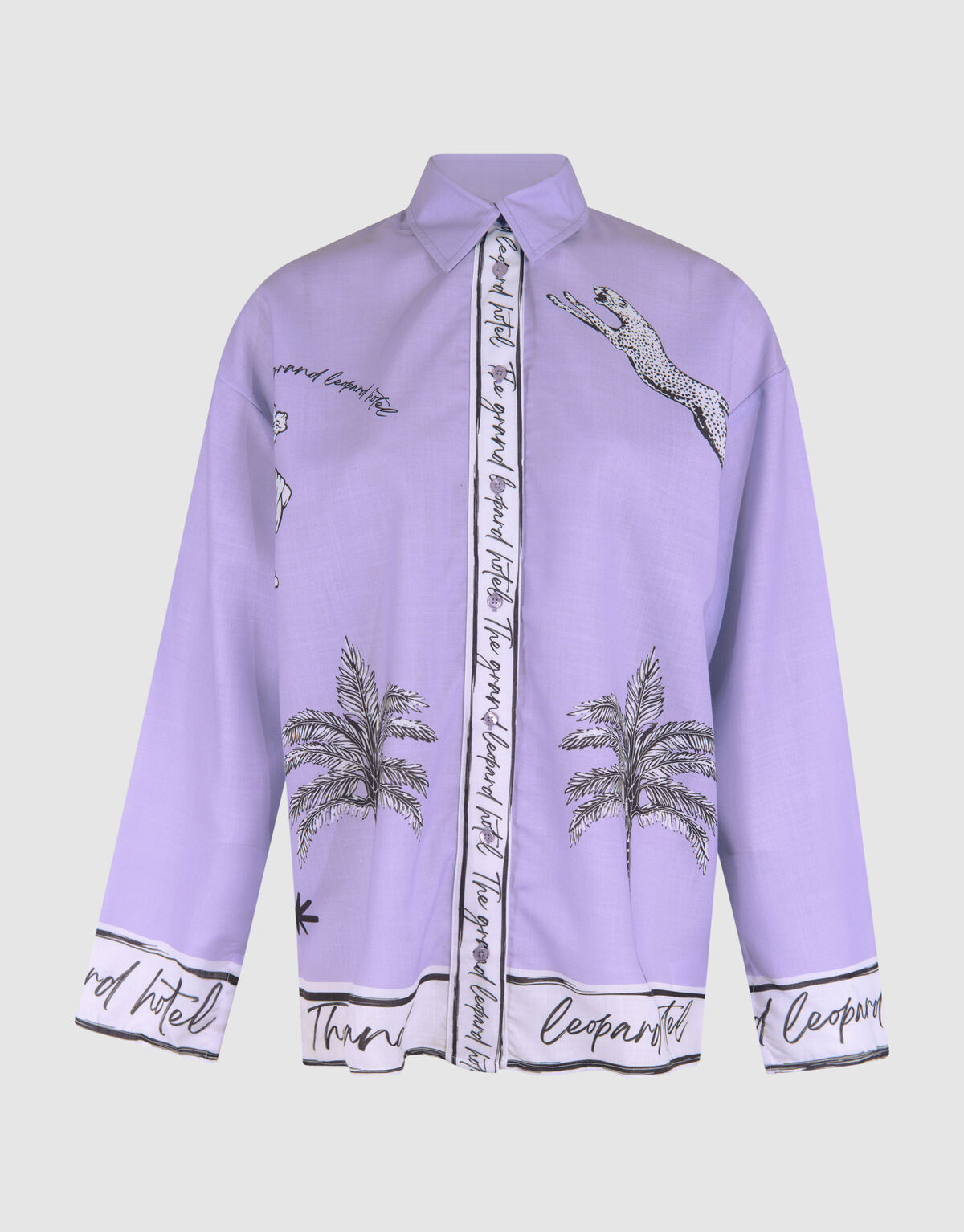 Bedruckte Bluse Lila SHOEBY WOMEN