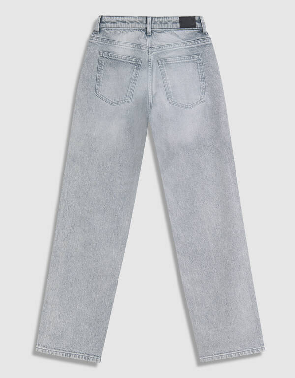 Baggy Fit Jeans Hellgrau SHOEBY BOYS