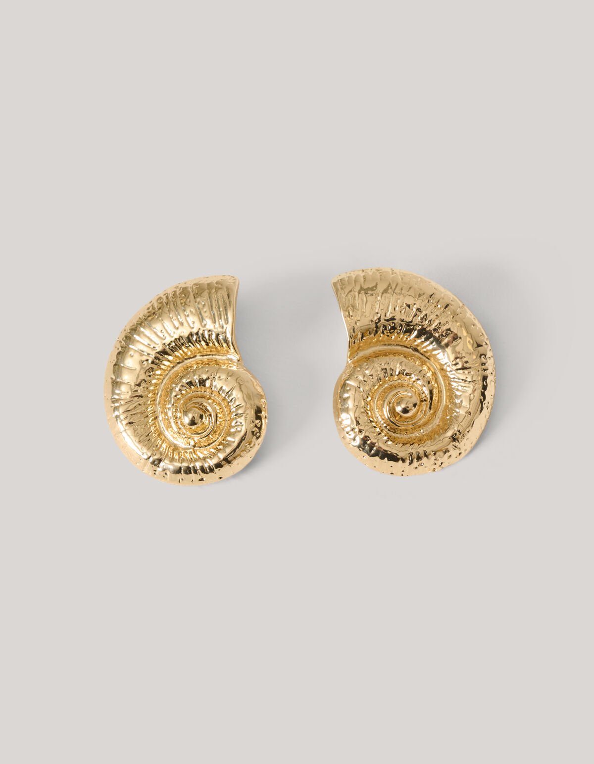 Muschelohrringe Gold SHOEBY ACCESSOIRES
