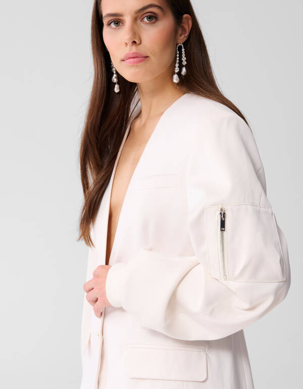 Blazer mit Bomberärmel Off White SHOEBY WOMEN