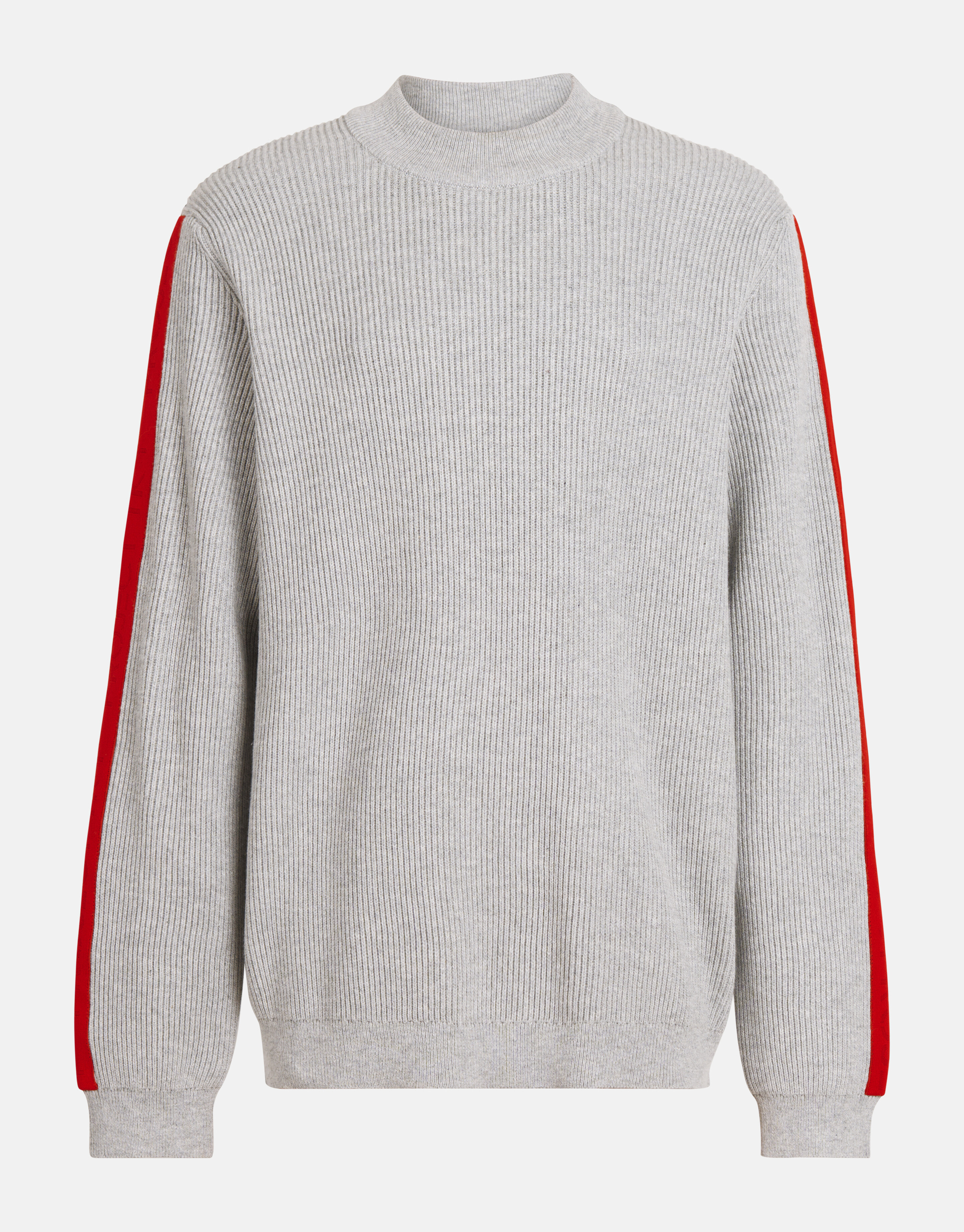 Gestrickter Band-Pullover Hellgrau SHOEBY BOYS