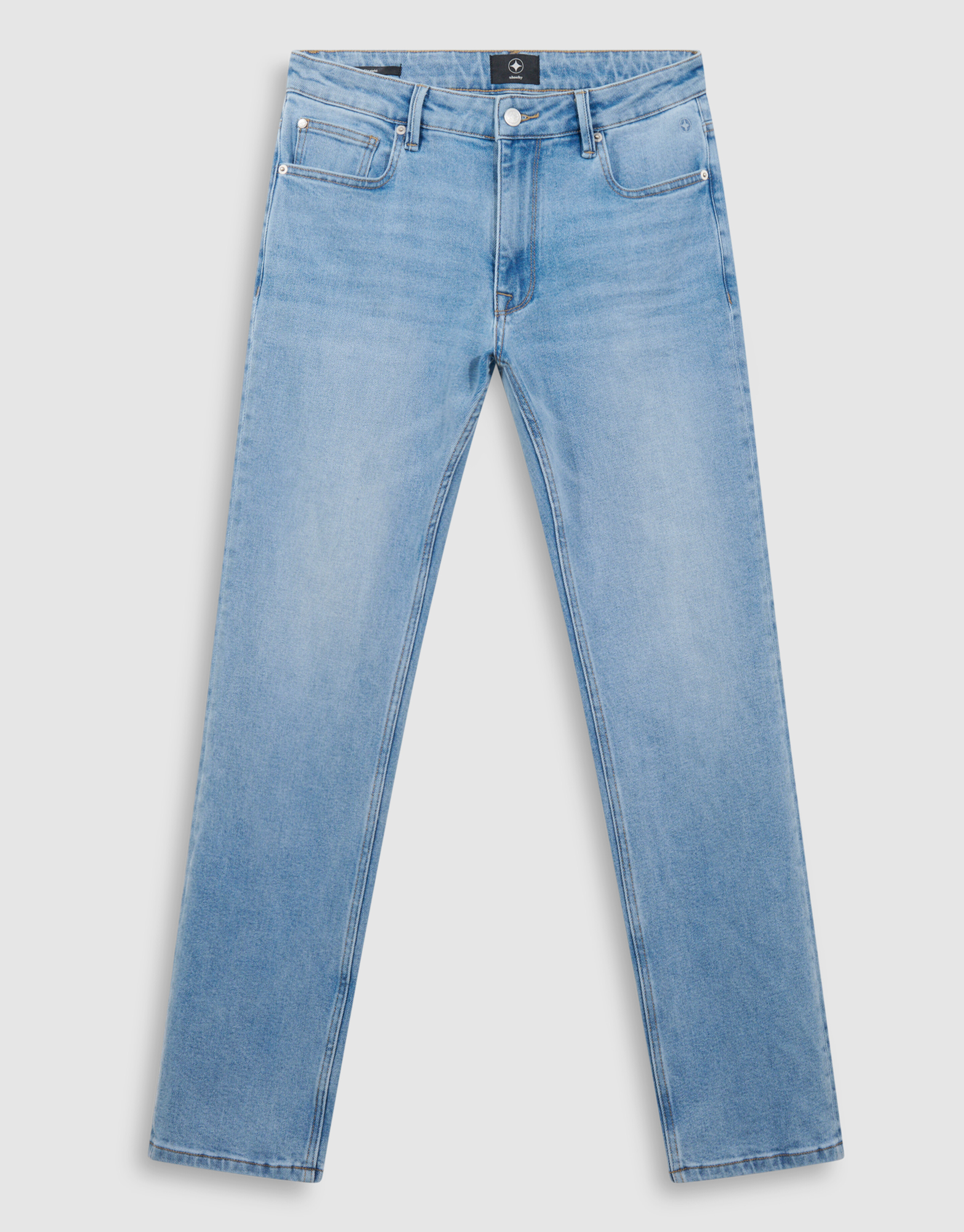 Straight Fit Jeans Hellblau L32 SHOEBY MEN