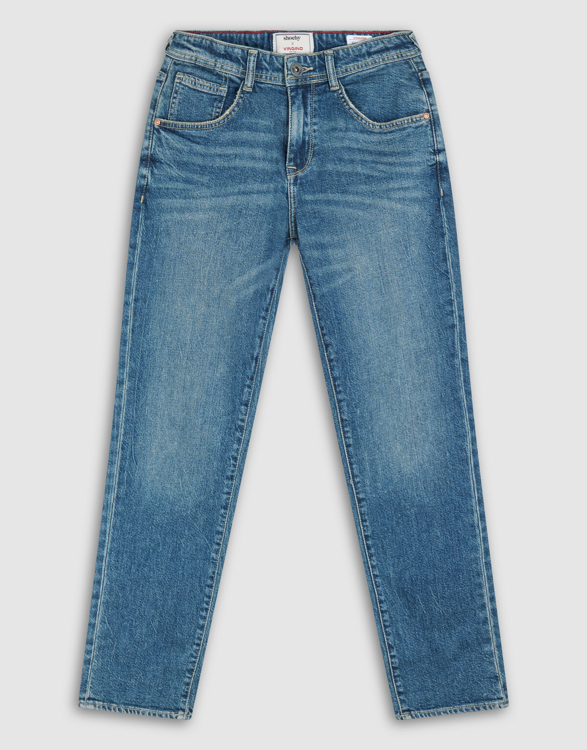 Relaxed Fit Jeans Dunkelblau von Vingino SHOEBY BOYS