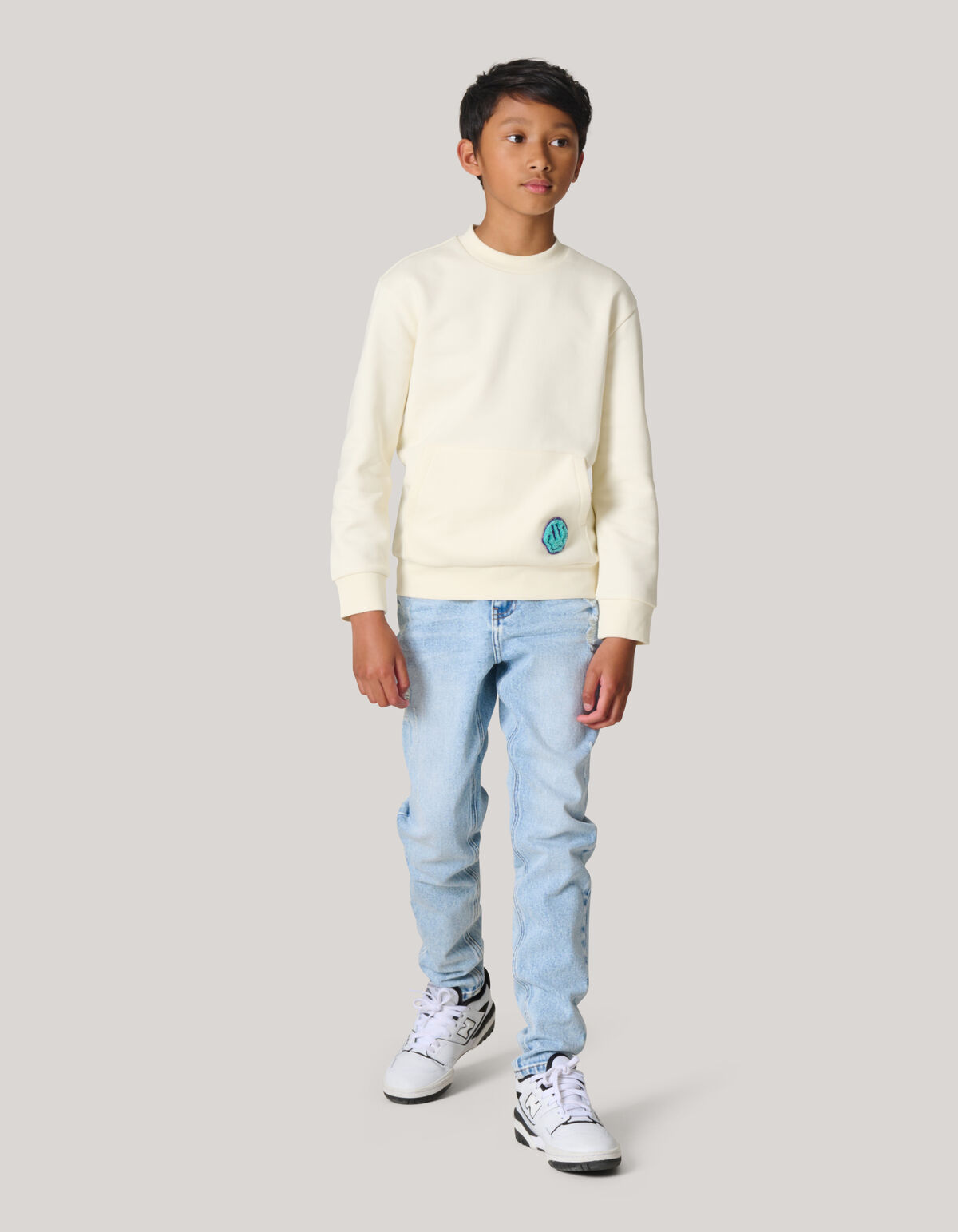 Artwork Pullover Off Weiß SHOEBY BOYS