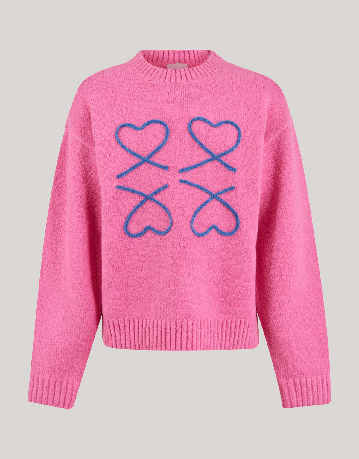Herz-Pullover Rosa SHOEBY GIRLS