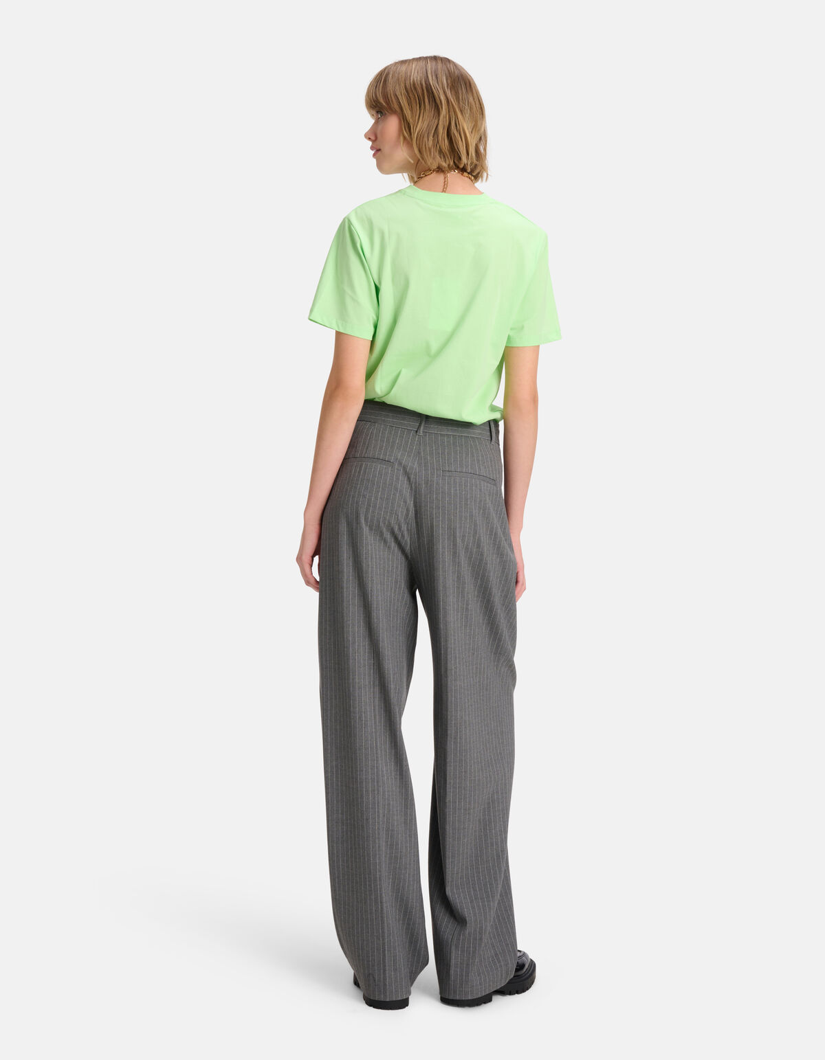 Basic-T-Shirt Hellgrün SHOEBY WOMEN