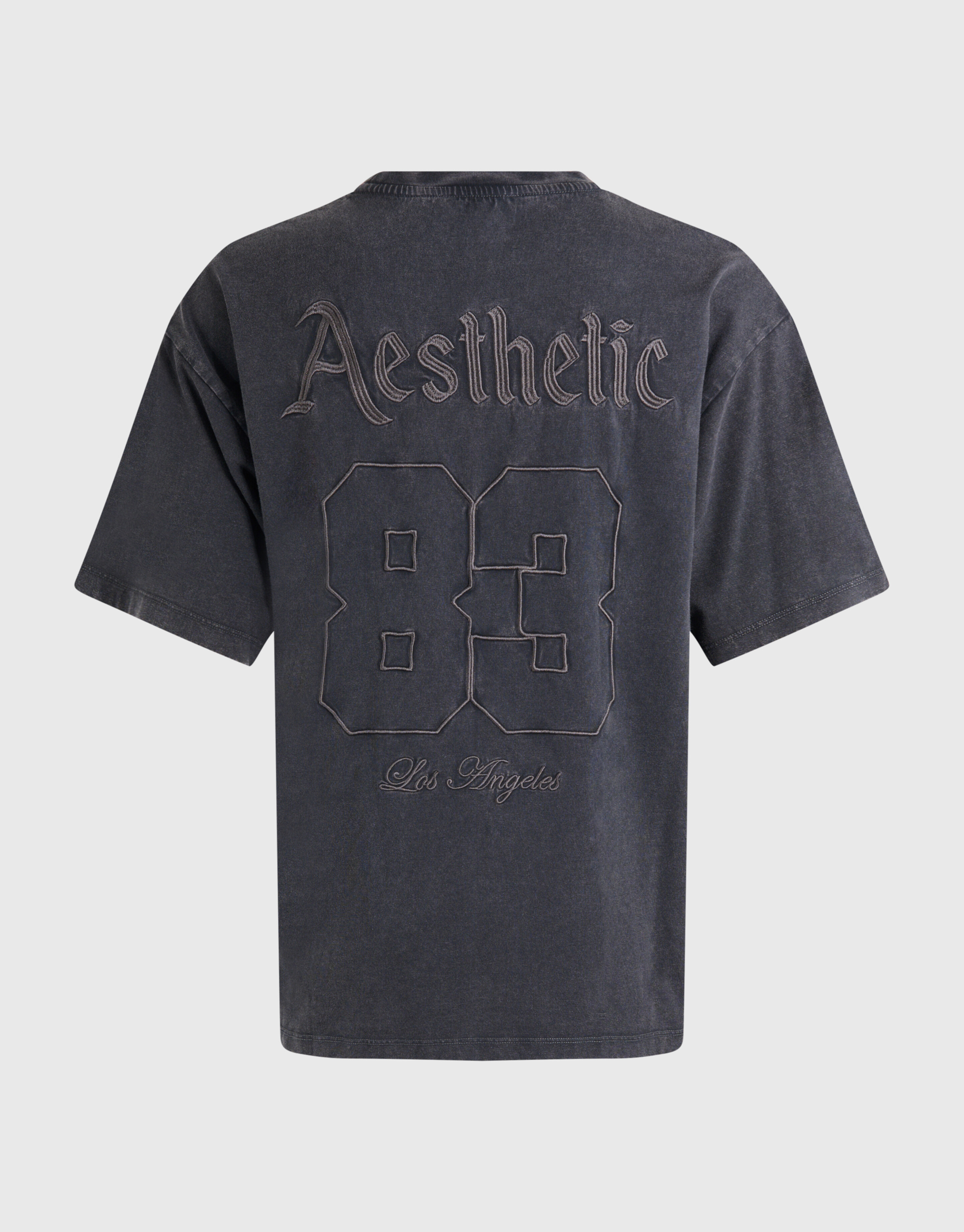 Ästhetisch gewaschenes T-shirt Grau SHOEBY WOMEN