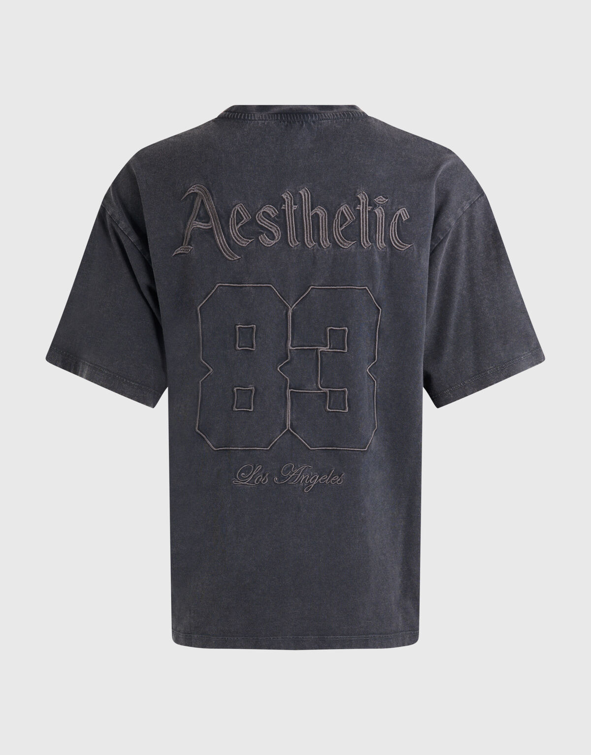 Ästhetisch gewaschenes T-shirt Grau SHOEBY WOMEN