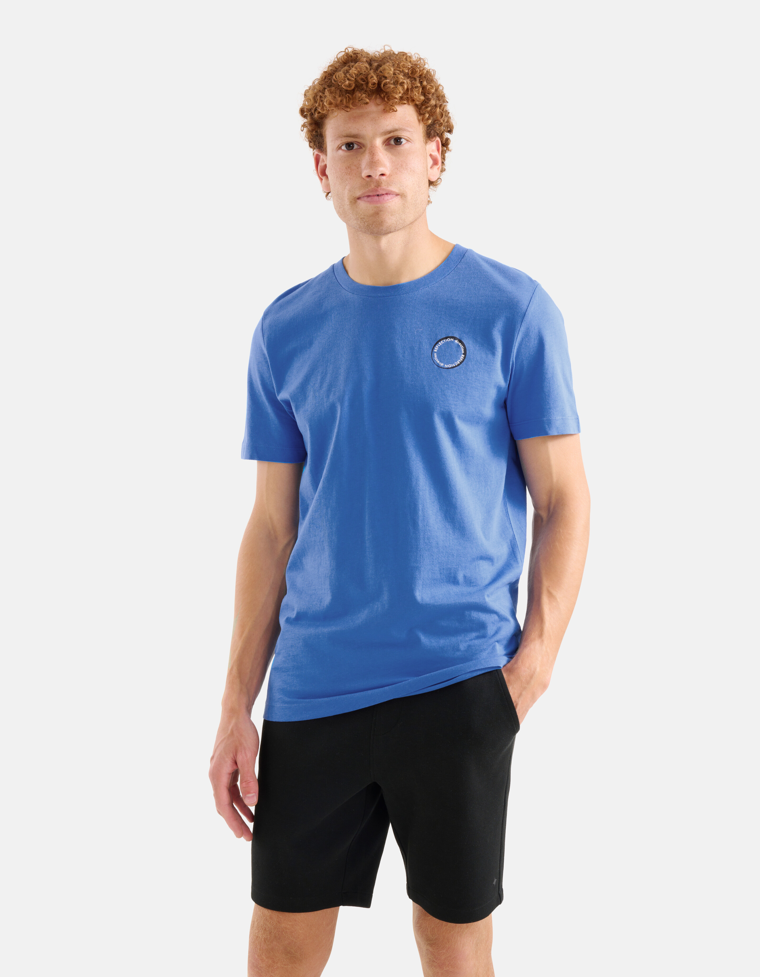 Kunstwerk T-shirt Blau SHOEBY MEN