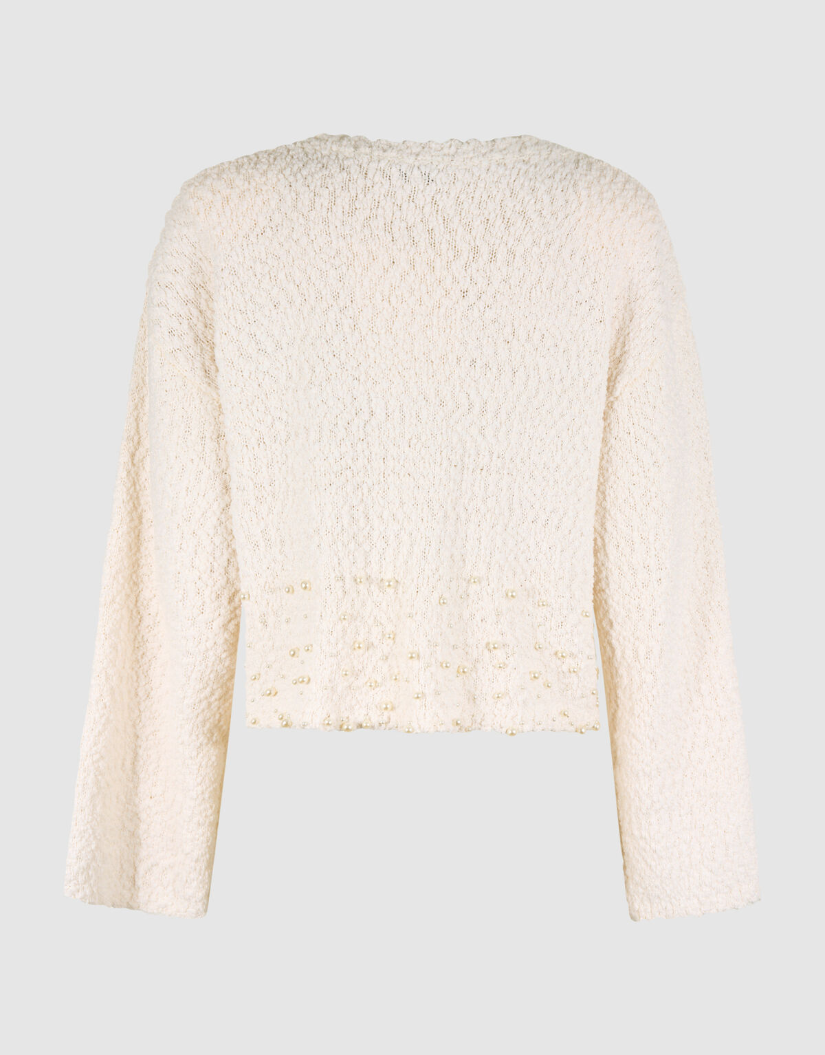 Perlenpullover Off White SHOEBY WOMEN