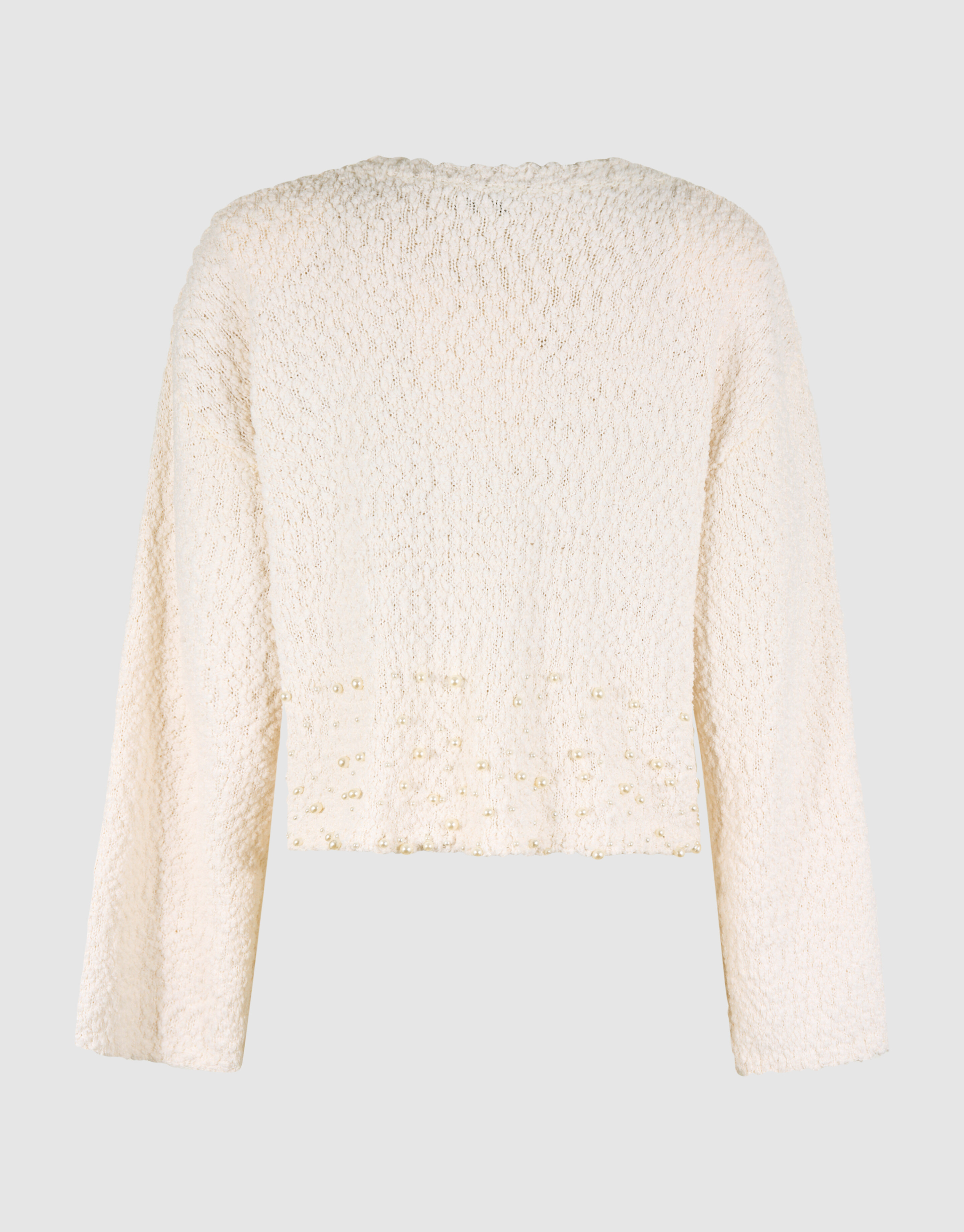 Perlenpullover Off White SHOEBY WOMEN