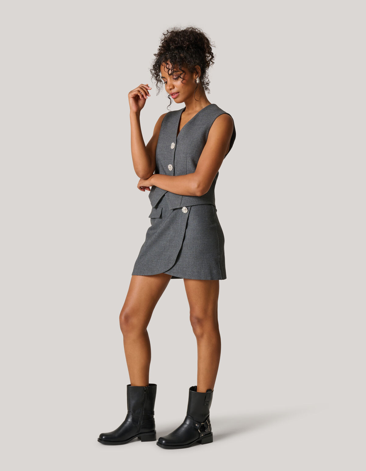 Biker-Stiefel Schwarz SCHOENEN SHOEBY