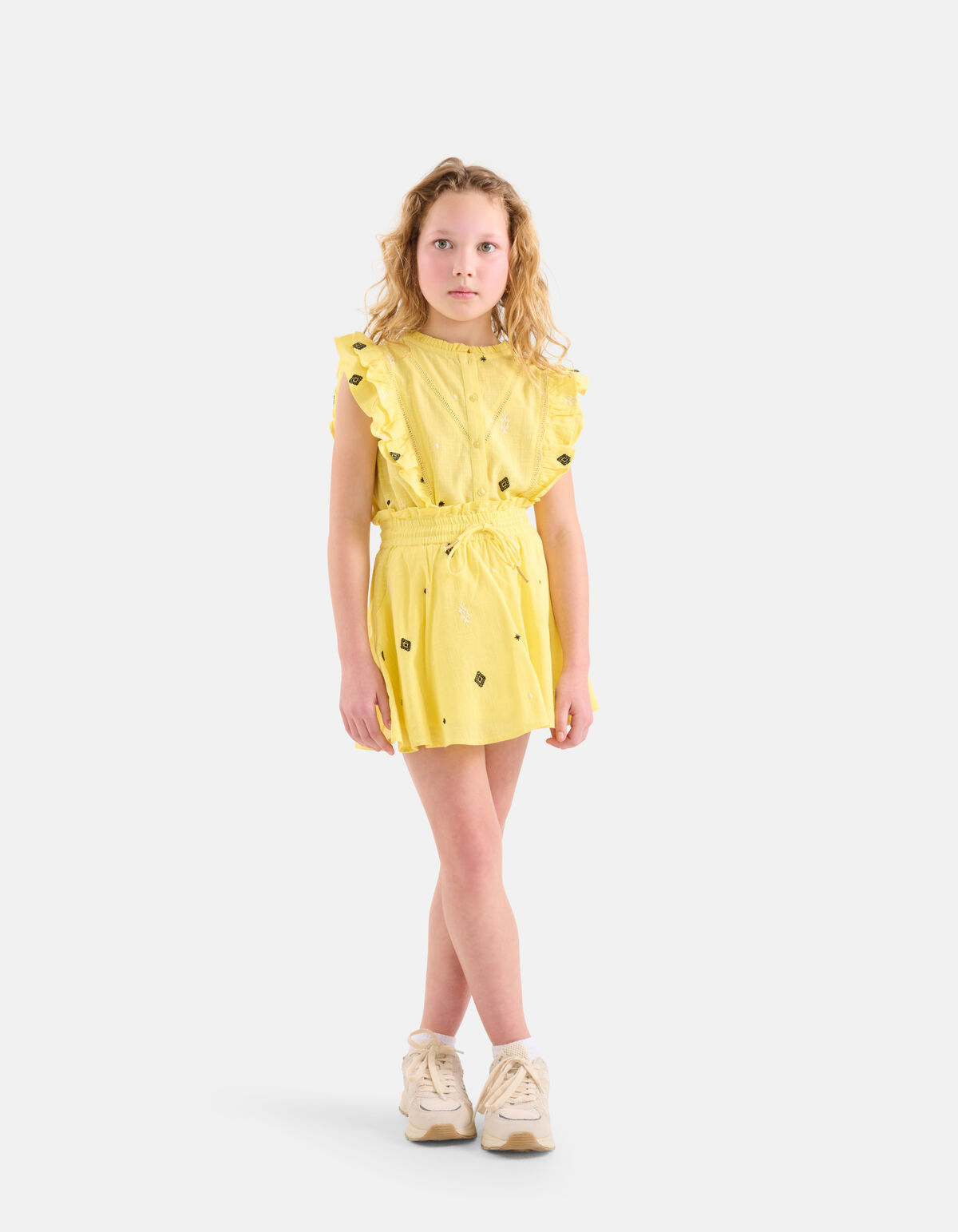 Stickerei-Rock Gelb SHOEBY GIRLS