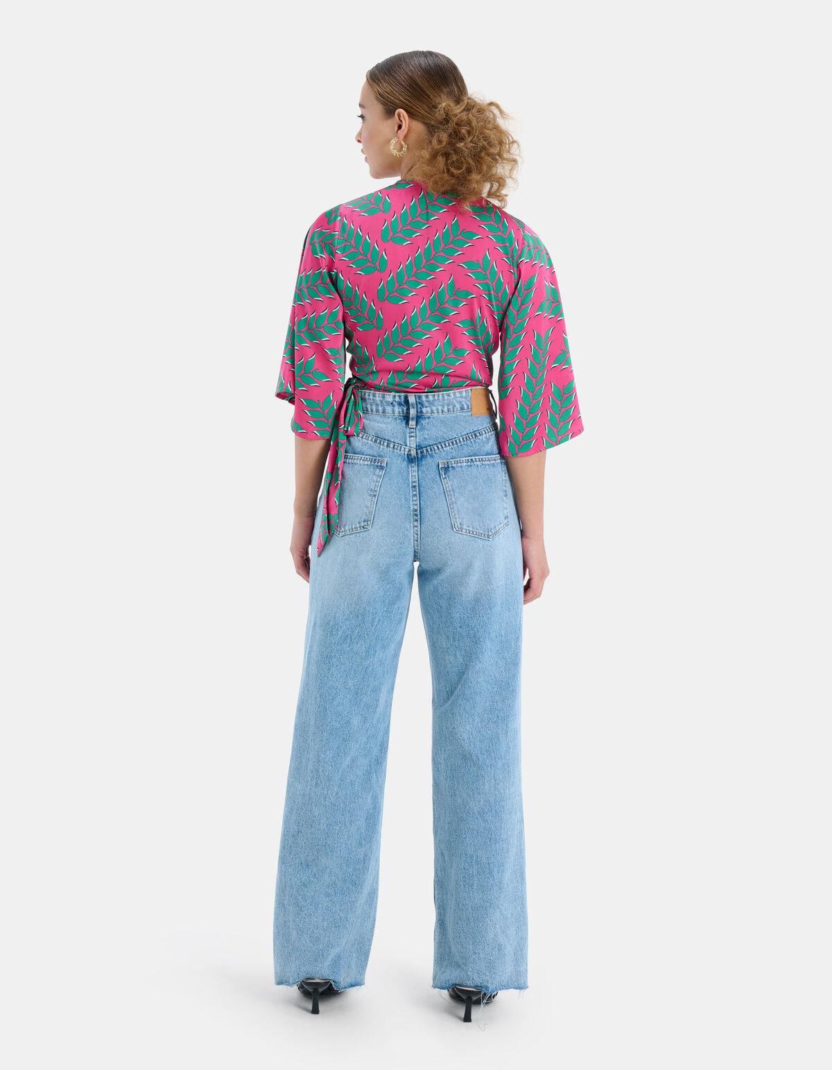 Bedrucktes Wrap Top EKSEPT