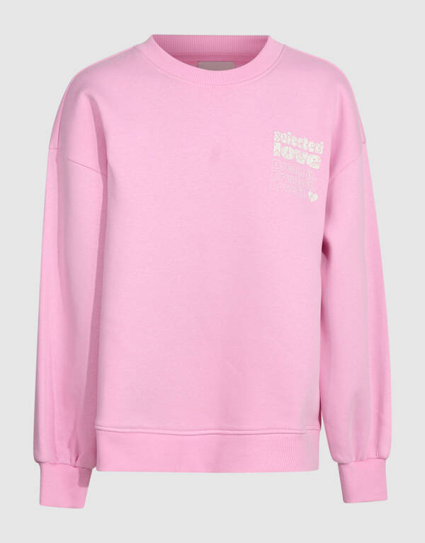 Baseball Artwork Sweatshirt Rosa SHOEBY GIRLS