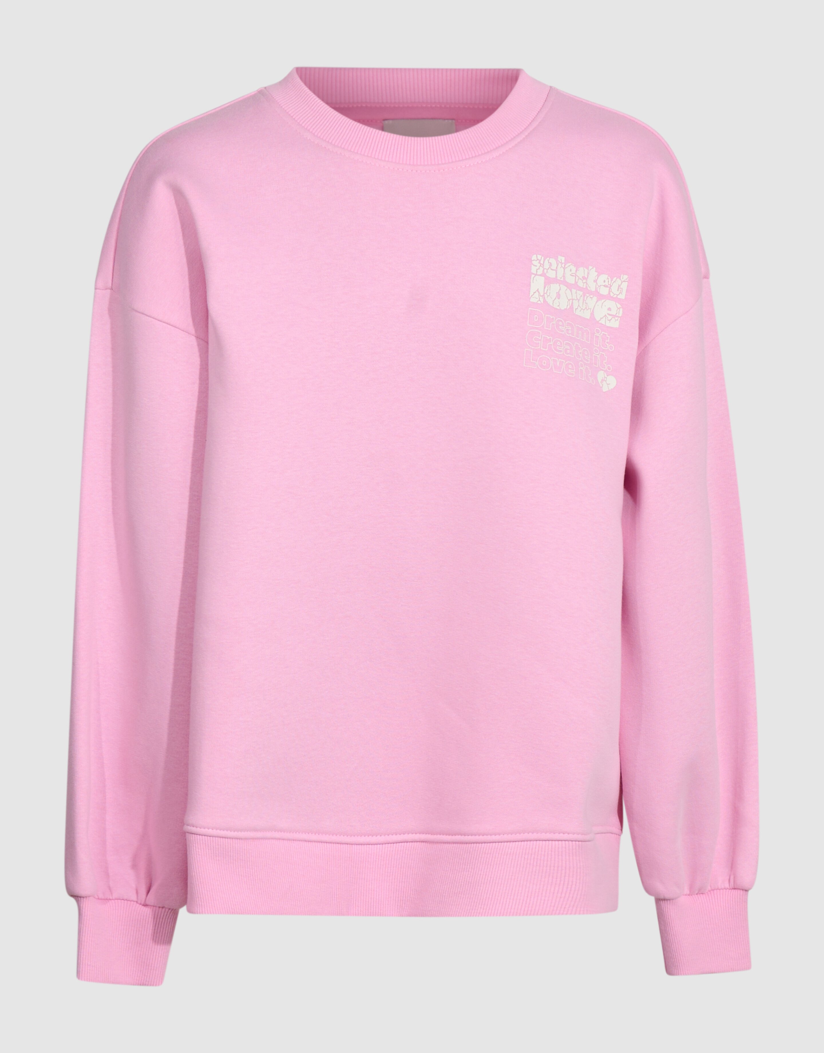 Baseball Artwork Sweatshirt Rosa SHOEBY GIRLS