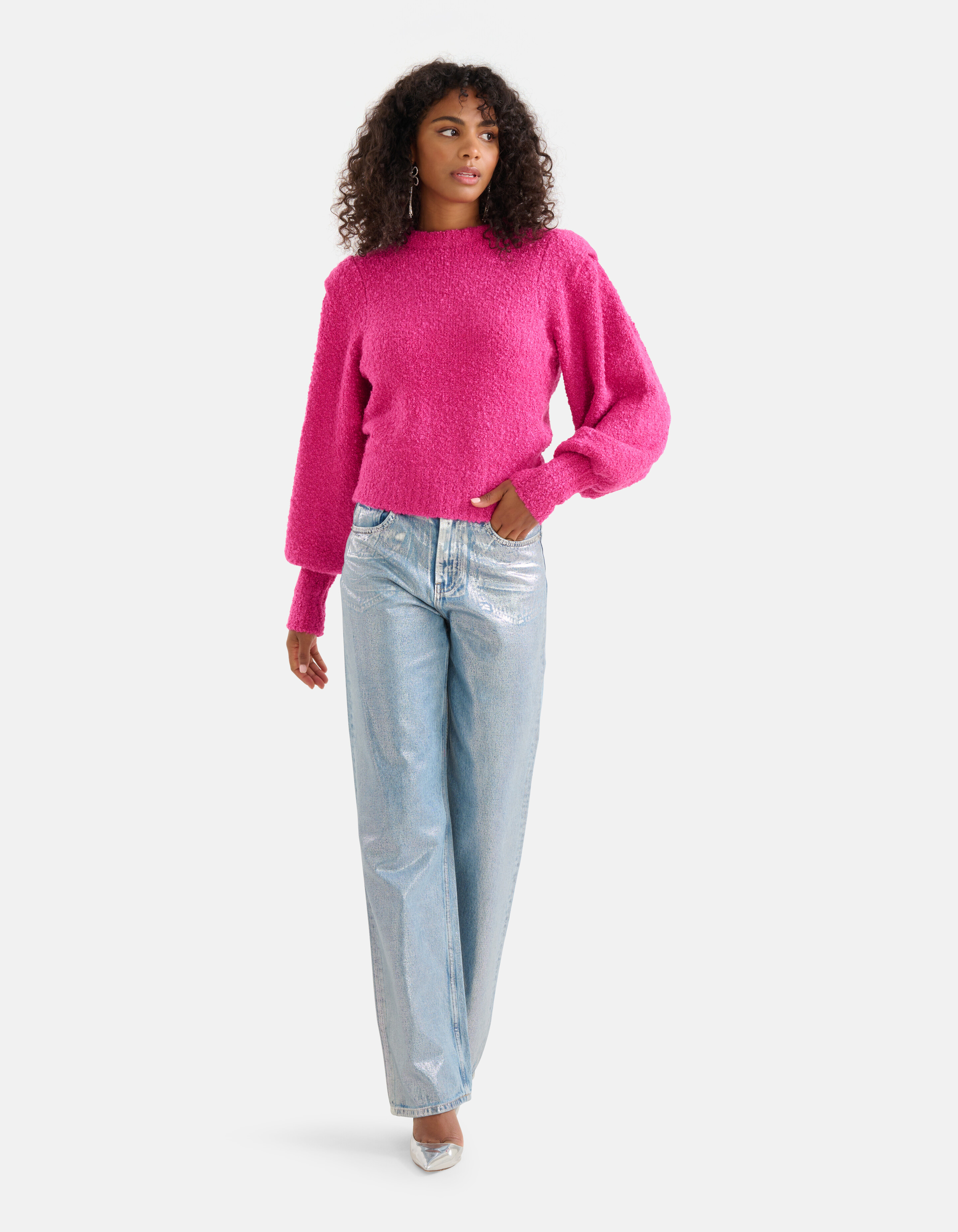 Boucle-Pullover Rosa SHOEBY WOMEN