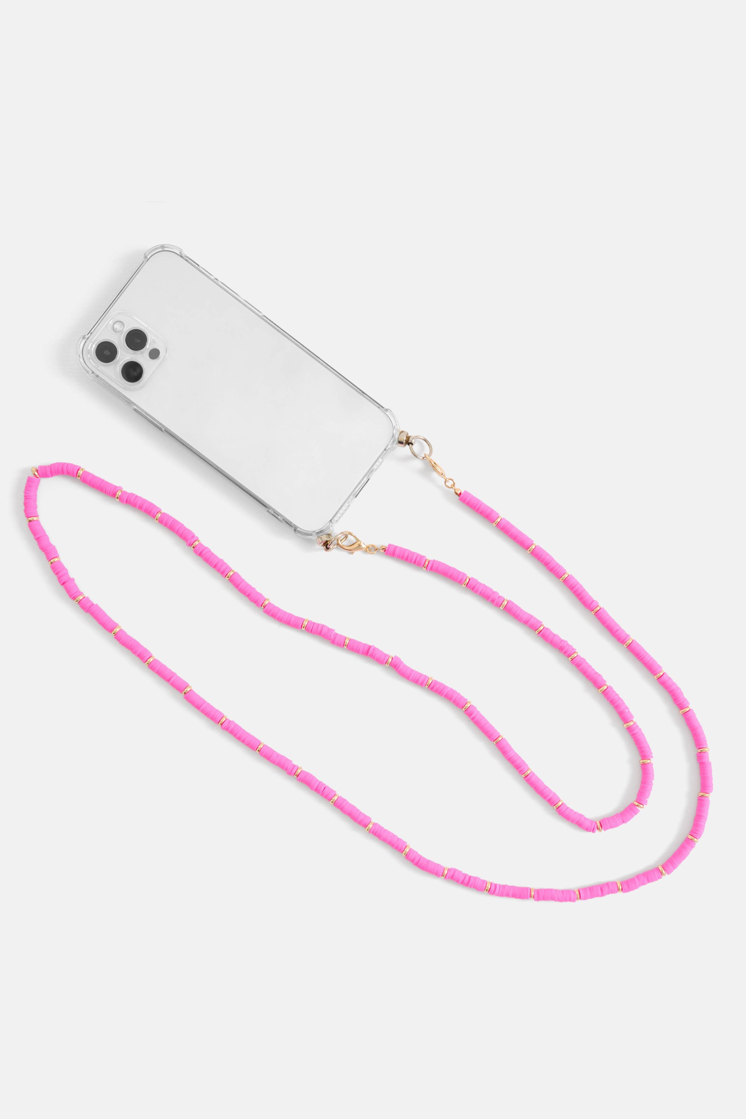 Langes Katsuki Telefonkabel Rosa SHOEBY ACCESSOIRES