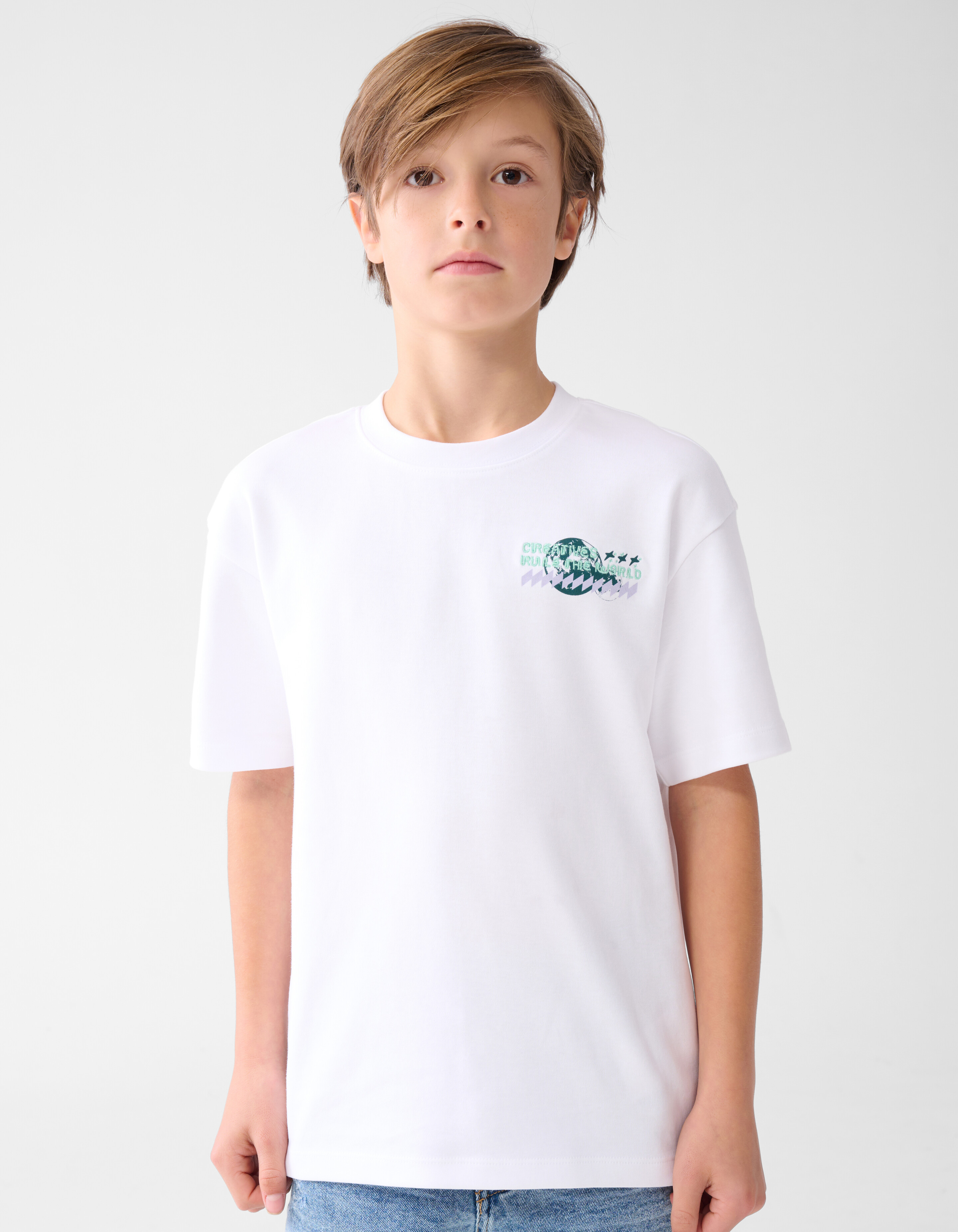Artwork T-shirt Weiß SHOEBY BOYS