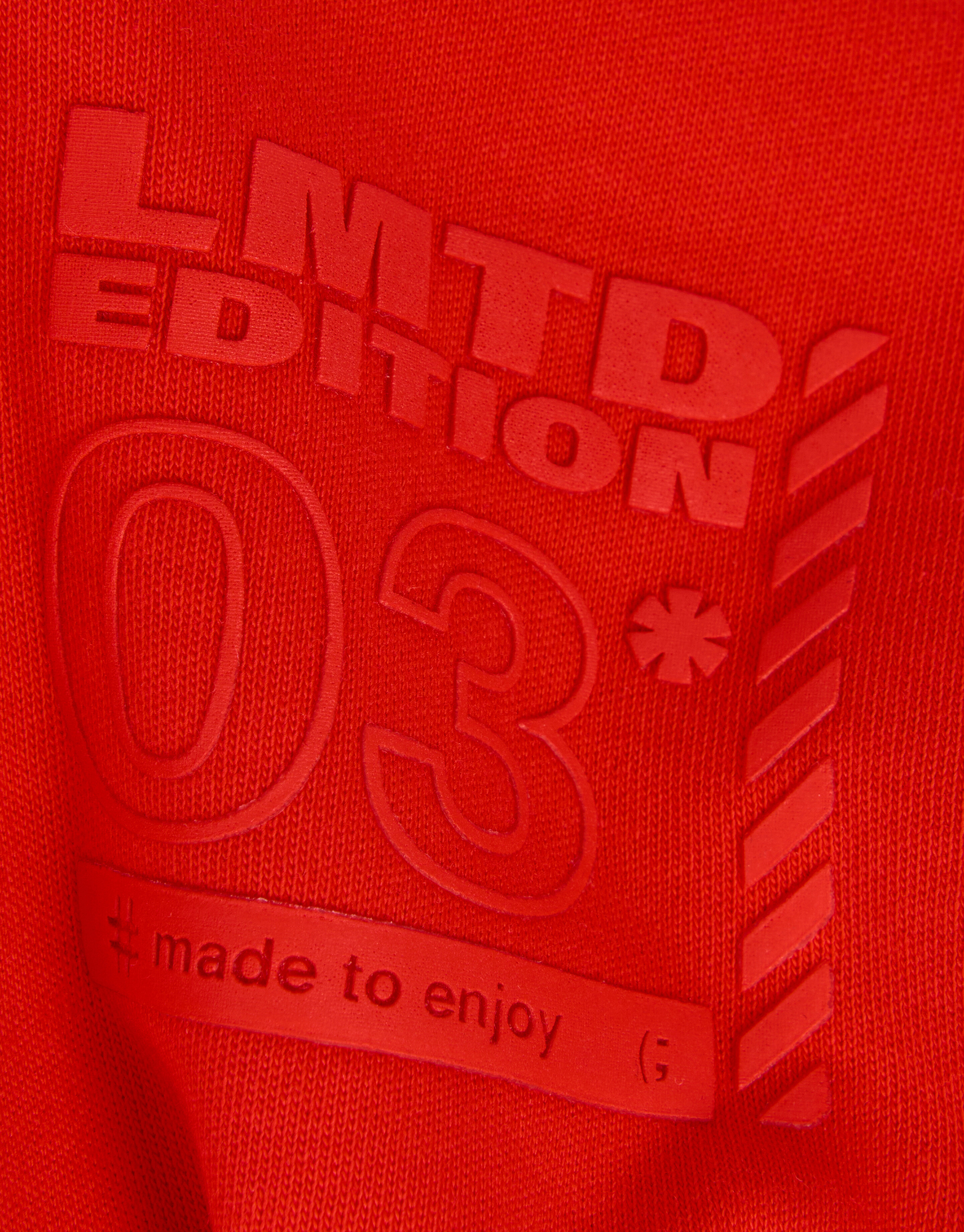 Schweres Basic-T-Shirt Rot SHOEBY BOYS