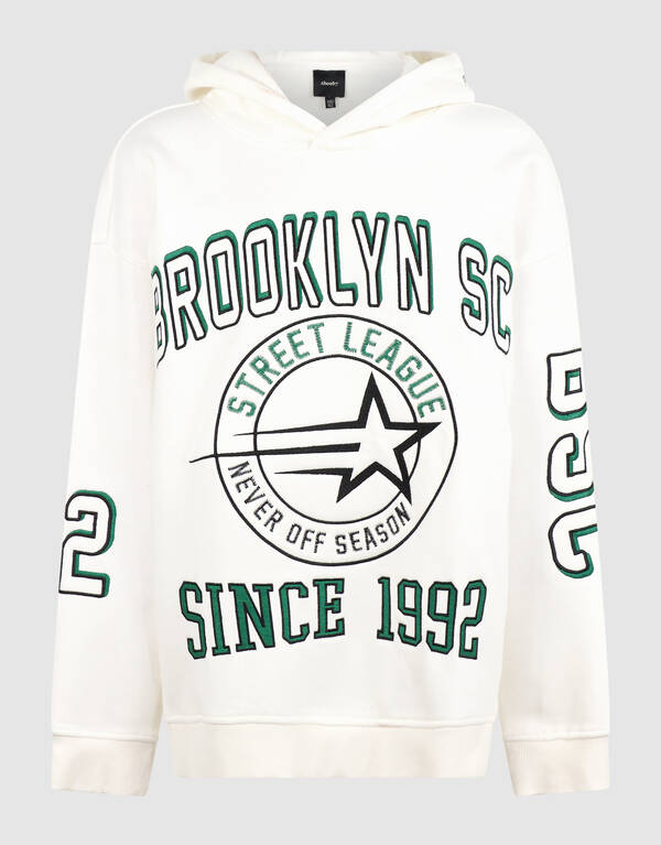 Brooklyn Oversized Hoodie Wei&szlig; SHOEBY BOYS