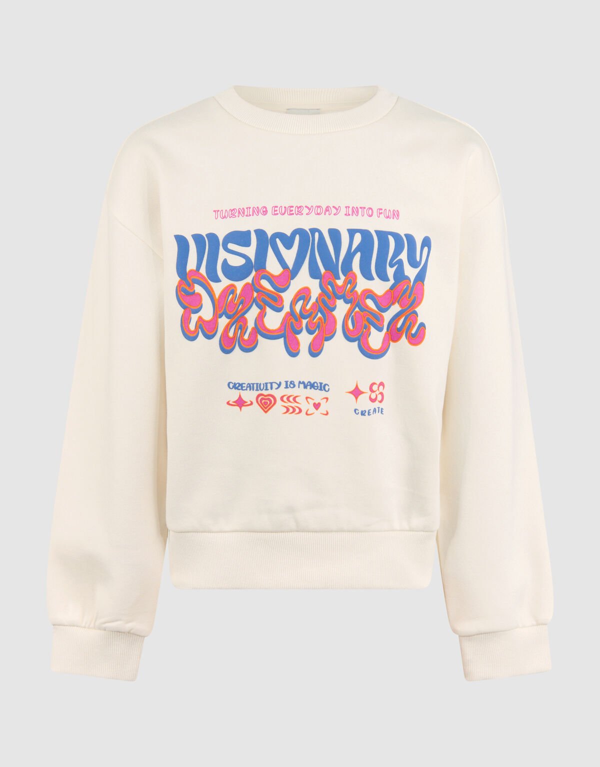 Artwork Pullover Off White SHOEBY GIRLS