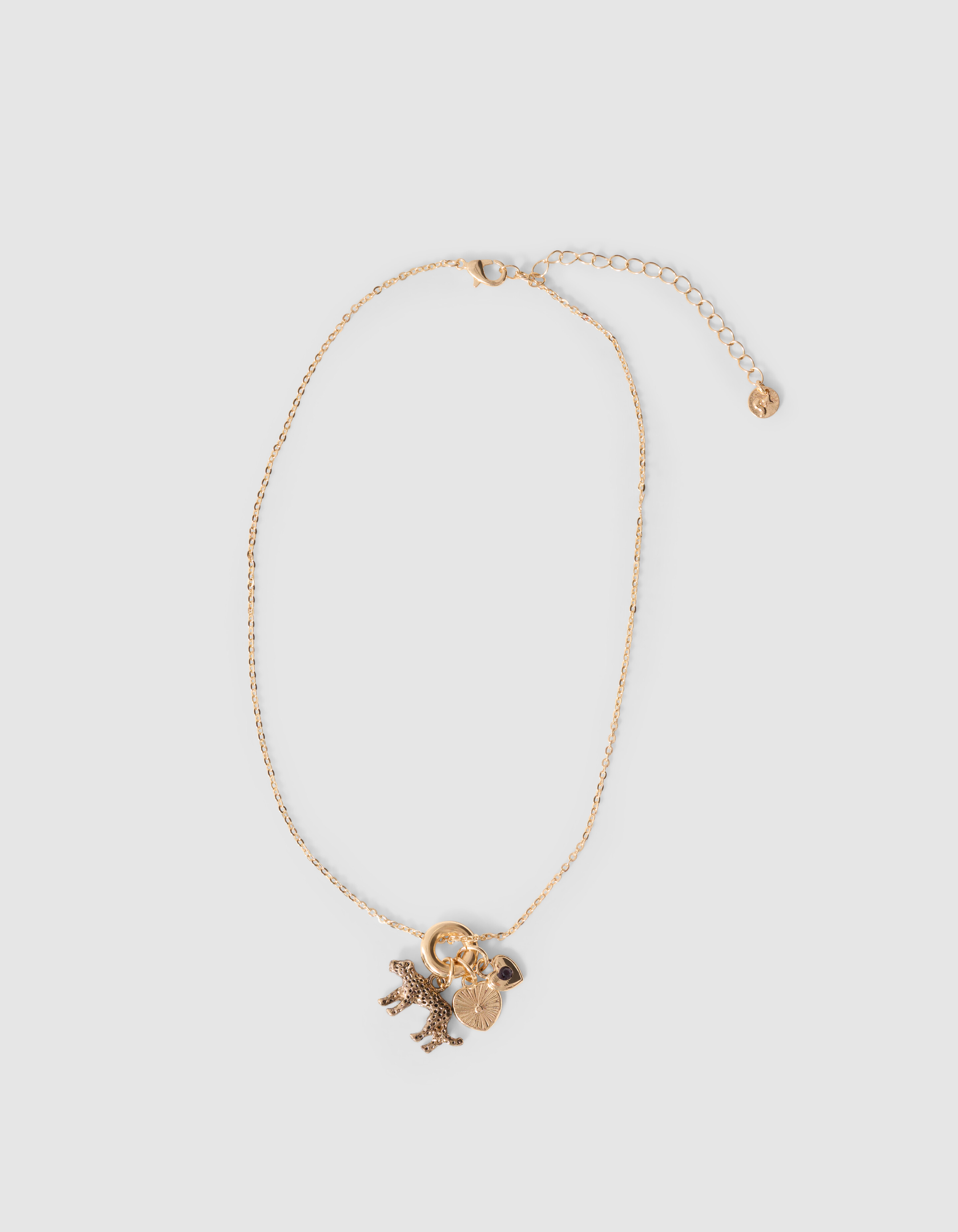 Leopard-Halskette Gold SHOEBY ACCESSOIRES
