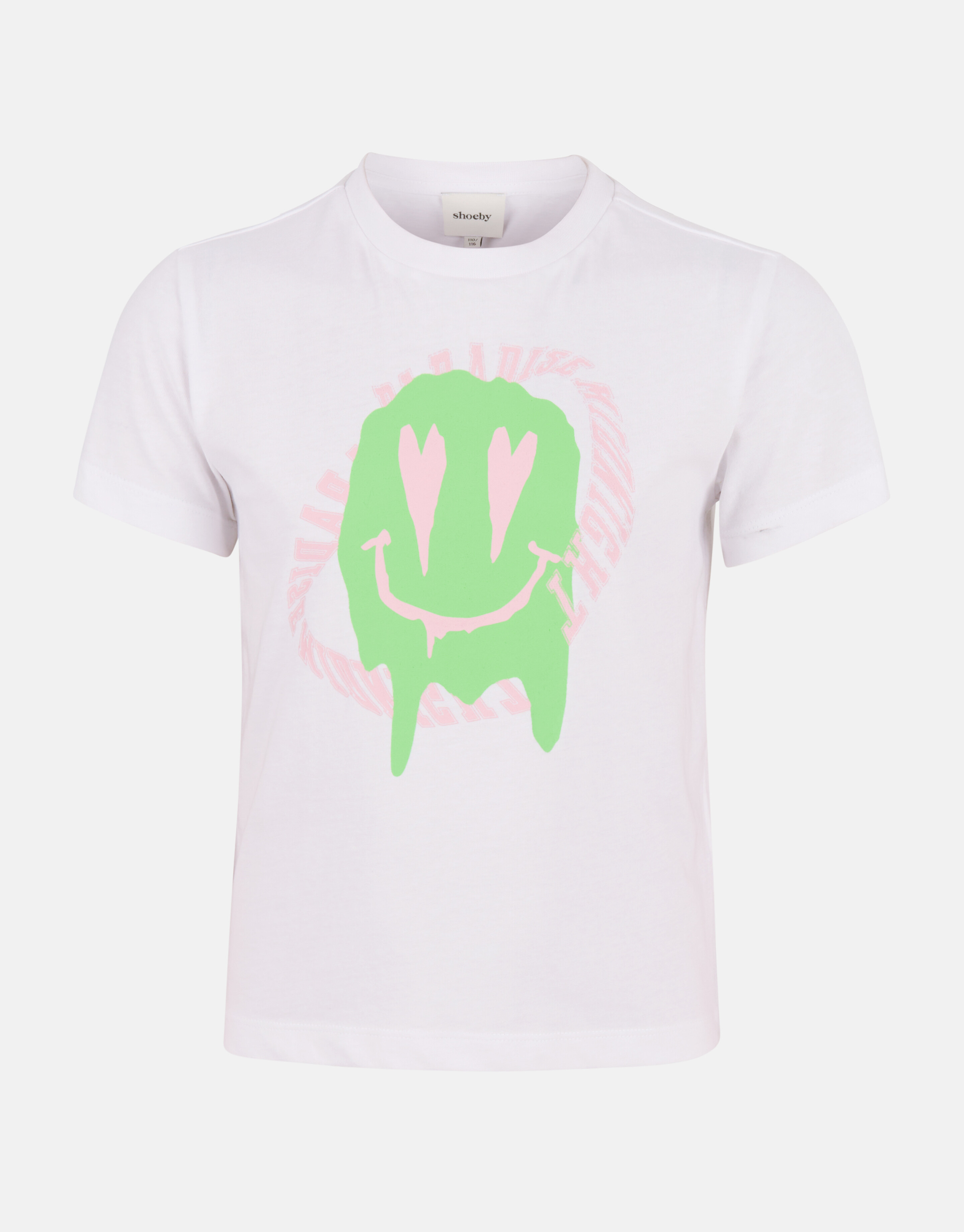 Loose Fit T-Shirt Weiß SHOEBY GIRLS