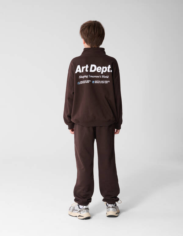Art Dept Sweater Dunkelbraun SHOEBY BOYS