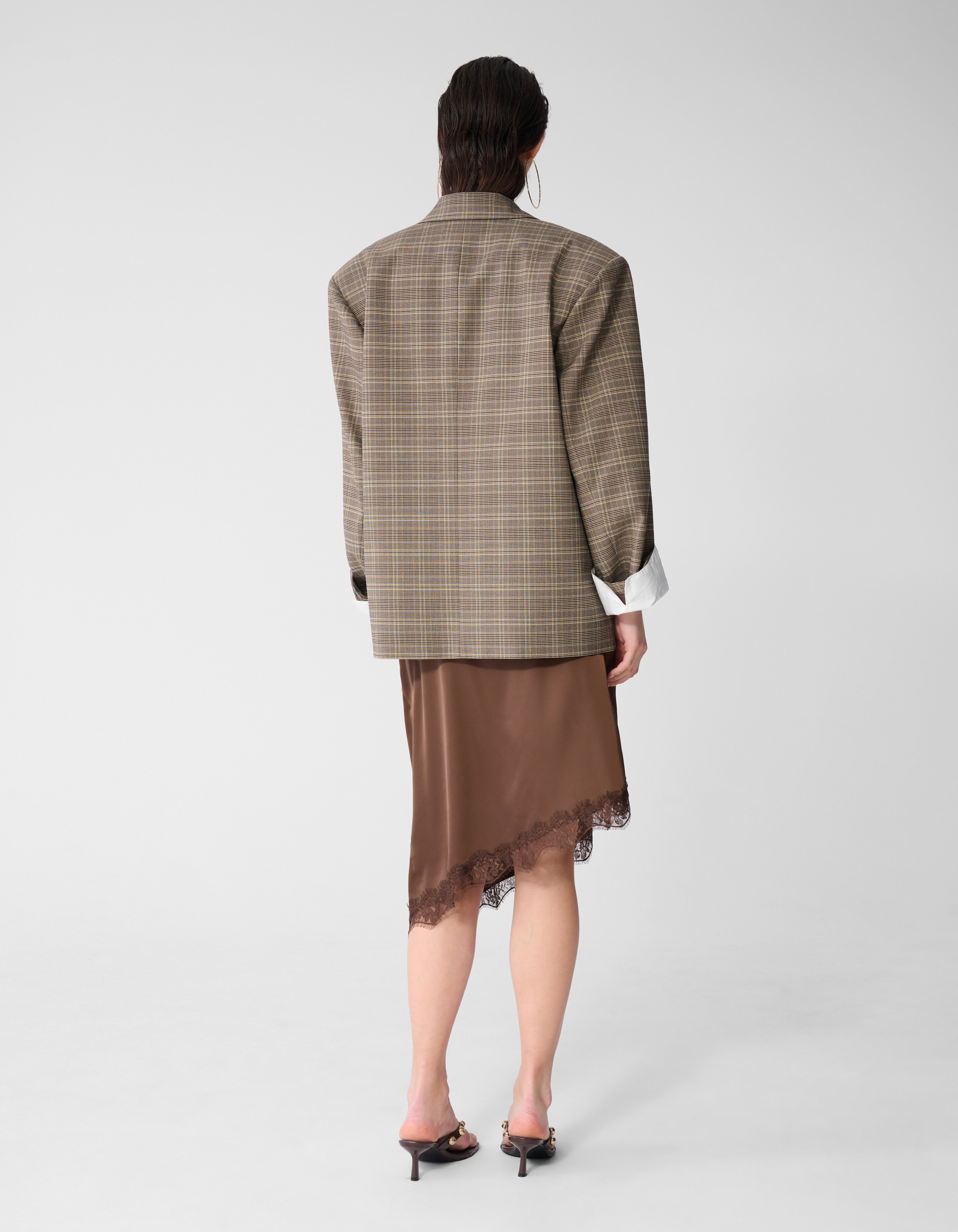 Asymmetrischer Rock Braun SHOEBY WOMEN