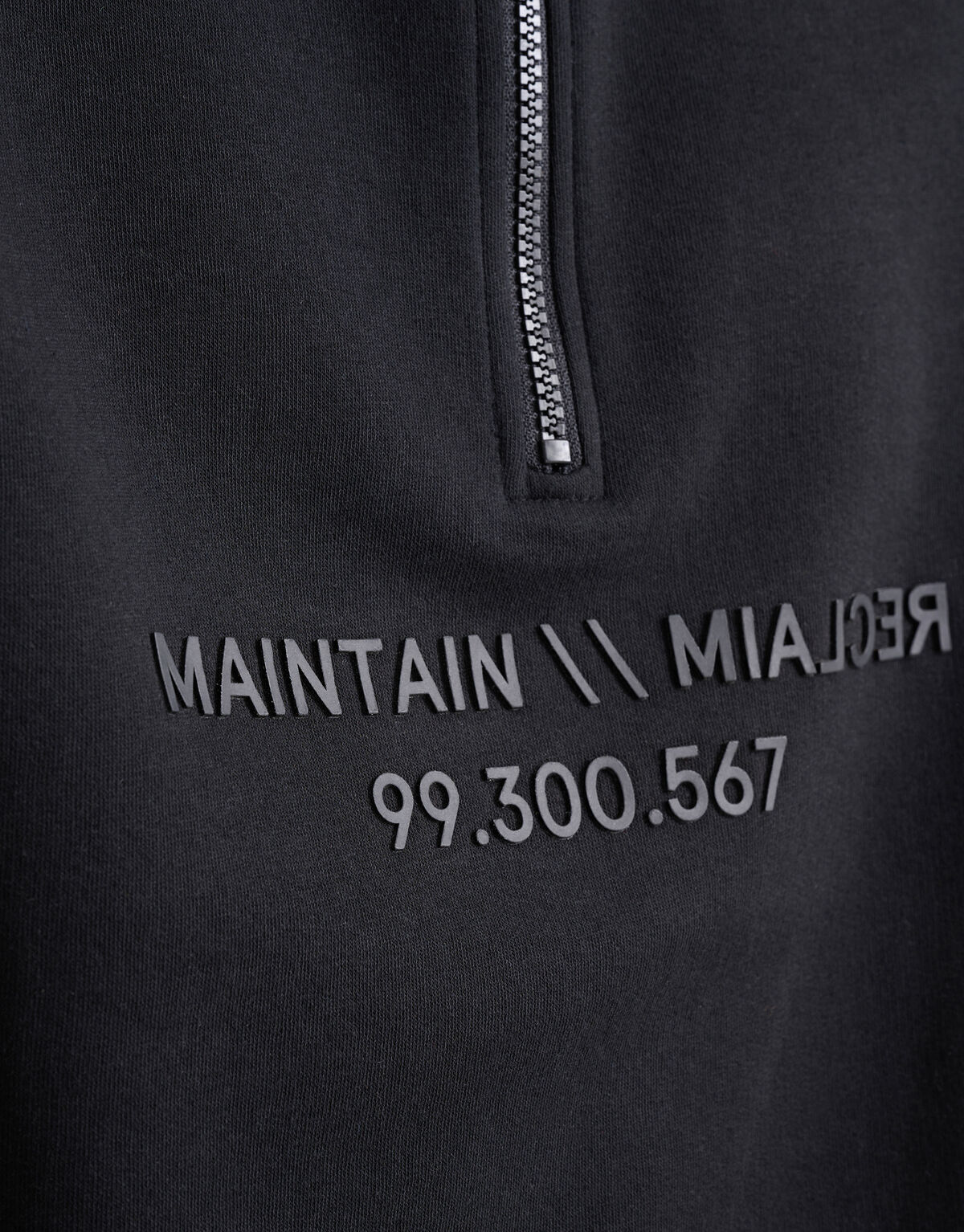 Zip Pullover Schwarz SHOEBY MEN