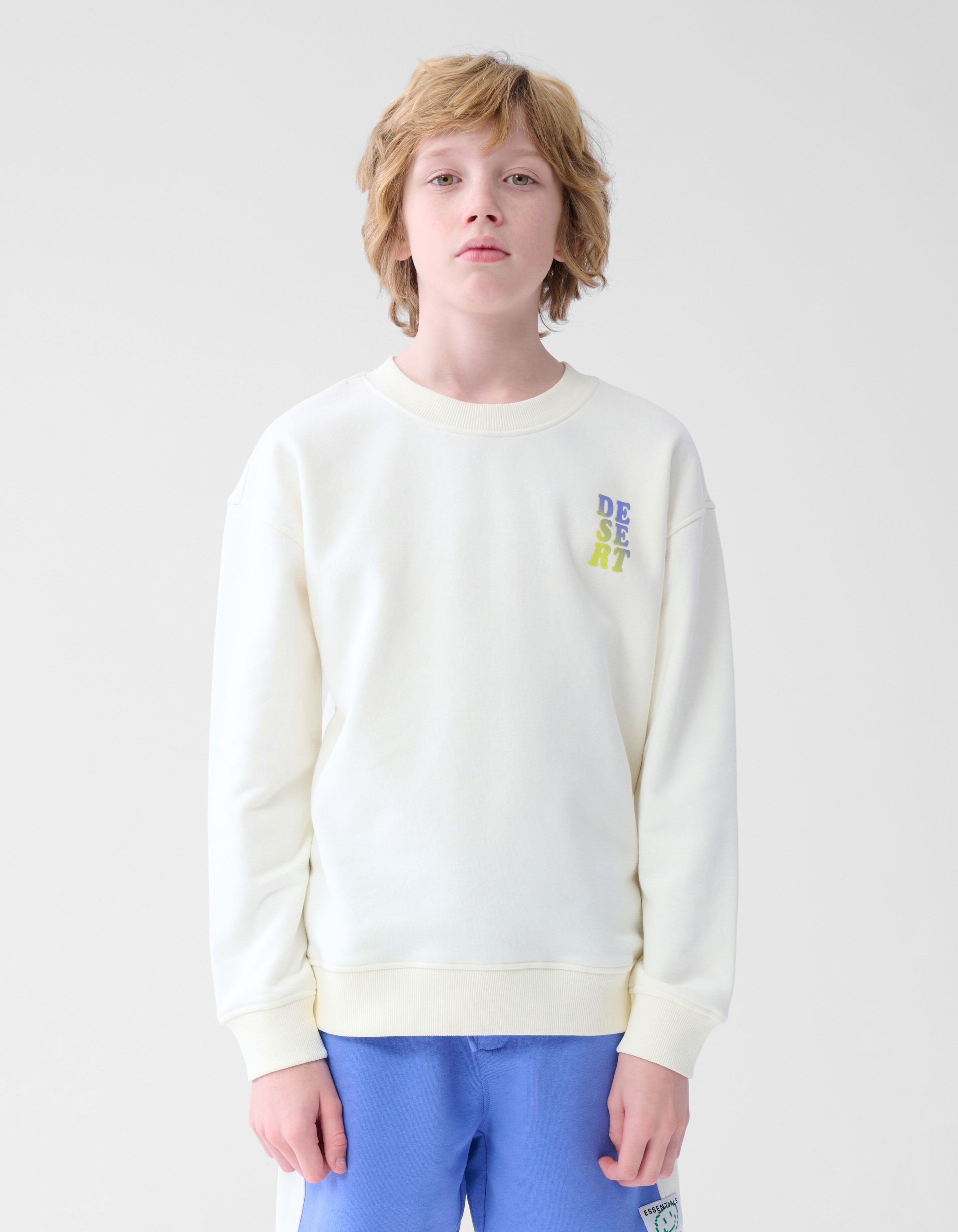 Textdruck Pullover Off White SHOEBY BOYS