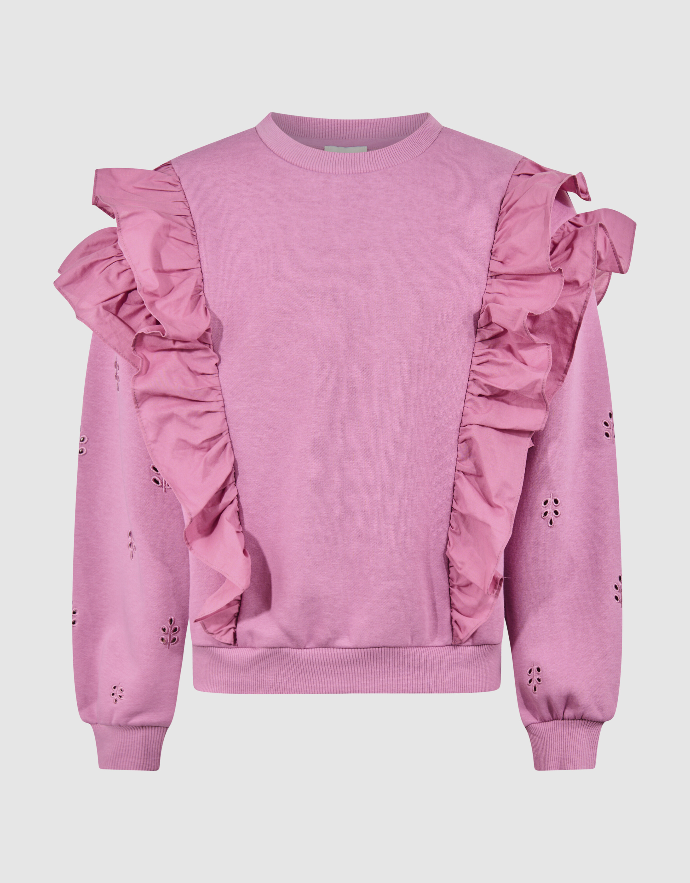 Pullover mit Rüschenstickerei Rosa SHOEBY GIRLS