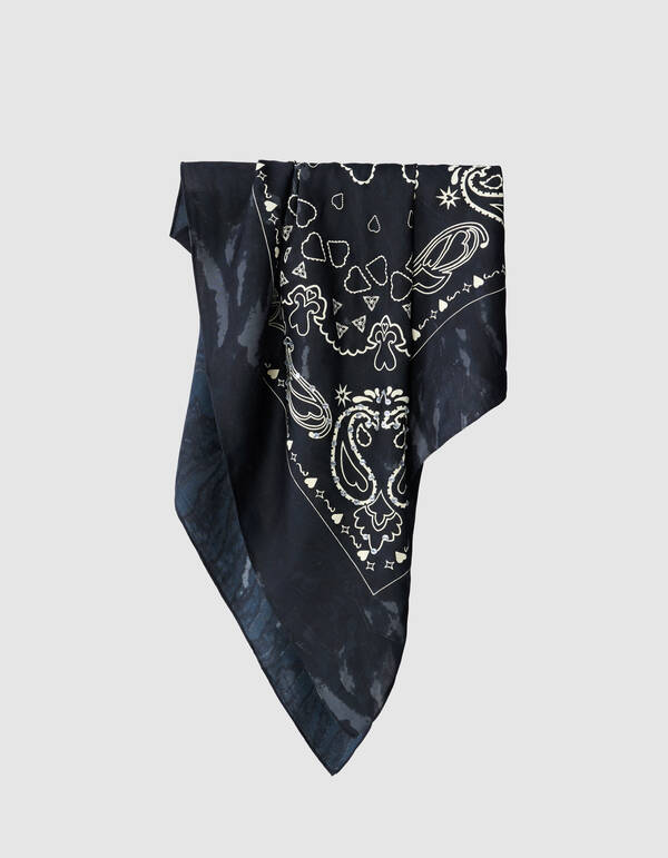 Strass Paisley Schal Dunkelgrau SHOEBY ACCESSOIRES